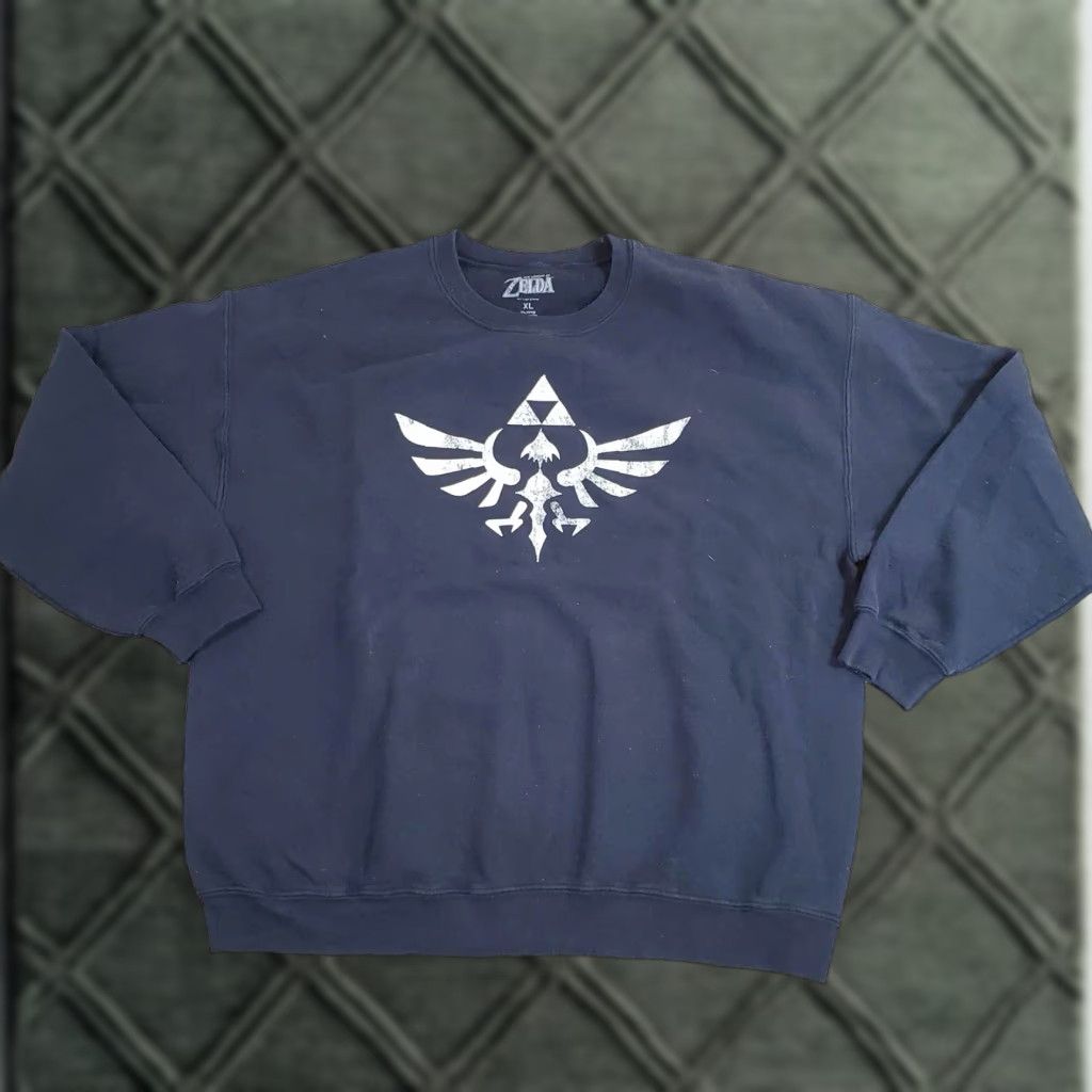 Nintendo Legend of Zelda Gaming Promo Crewneck Pullover XL Mens Hoodies Blue Nintendo Size US XL / EU 56 / 4 - 1 Thumbnail