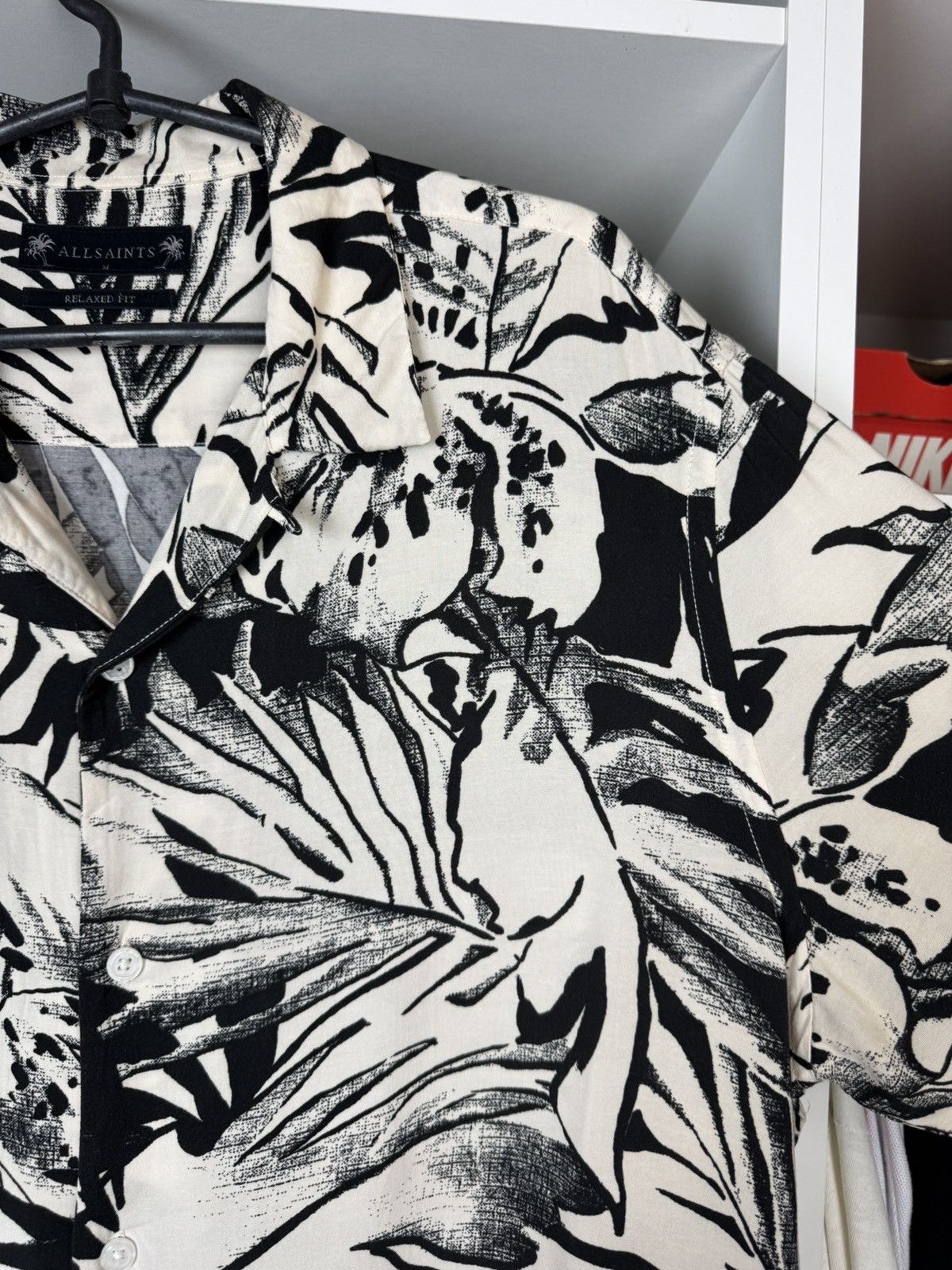 Allsaints AllSaints Lanai Short Sleeve Shirt Relaxed Fit Size US M / EU 48-50 / 2 - 8 Thumbnail