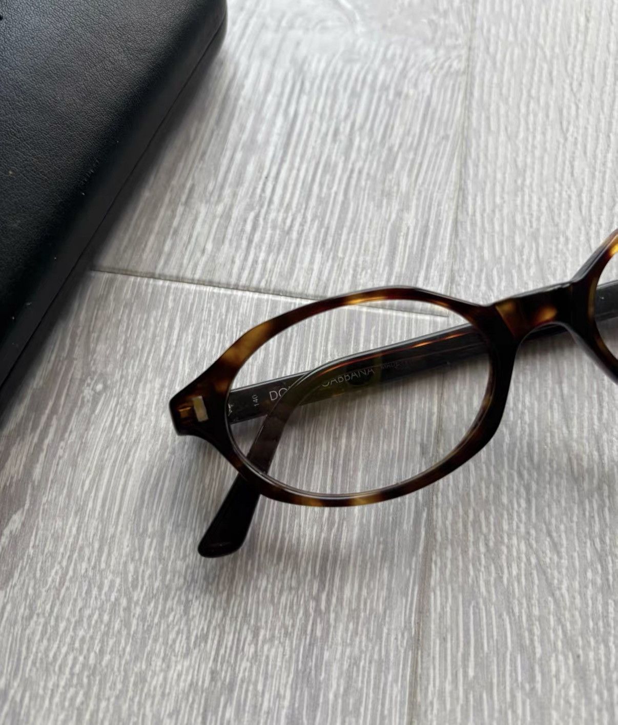 Dolce & Gabbana Dolce & Gabbana Nerd Tortoiseshell Round Frame Glasses J29 Size ONE SIZE - 4 Thumbnail