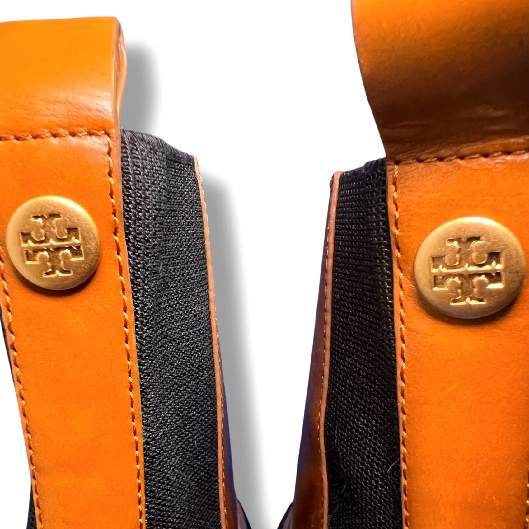 Tory Burch Tory Burch Chelsea Boot Sierra Antik Bonnie Brown & Perfect Black 9M NEW Size US 9 / IT 39 - 6 Thumbnail