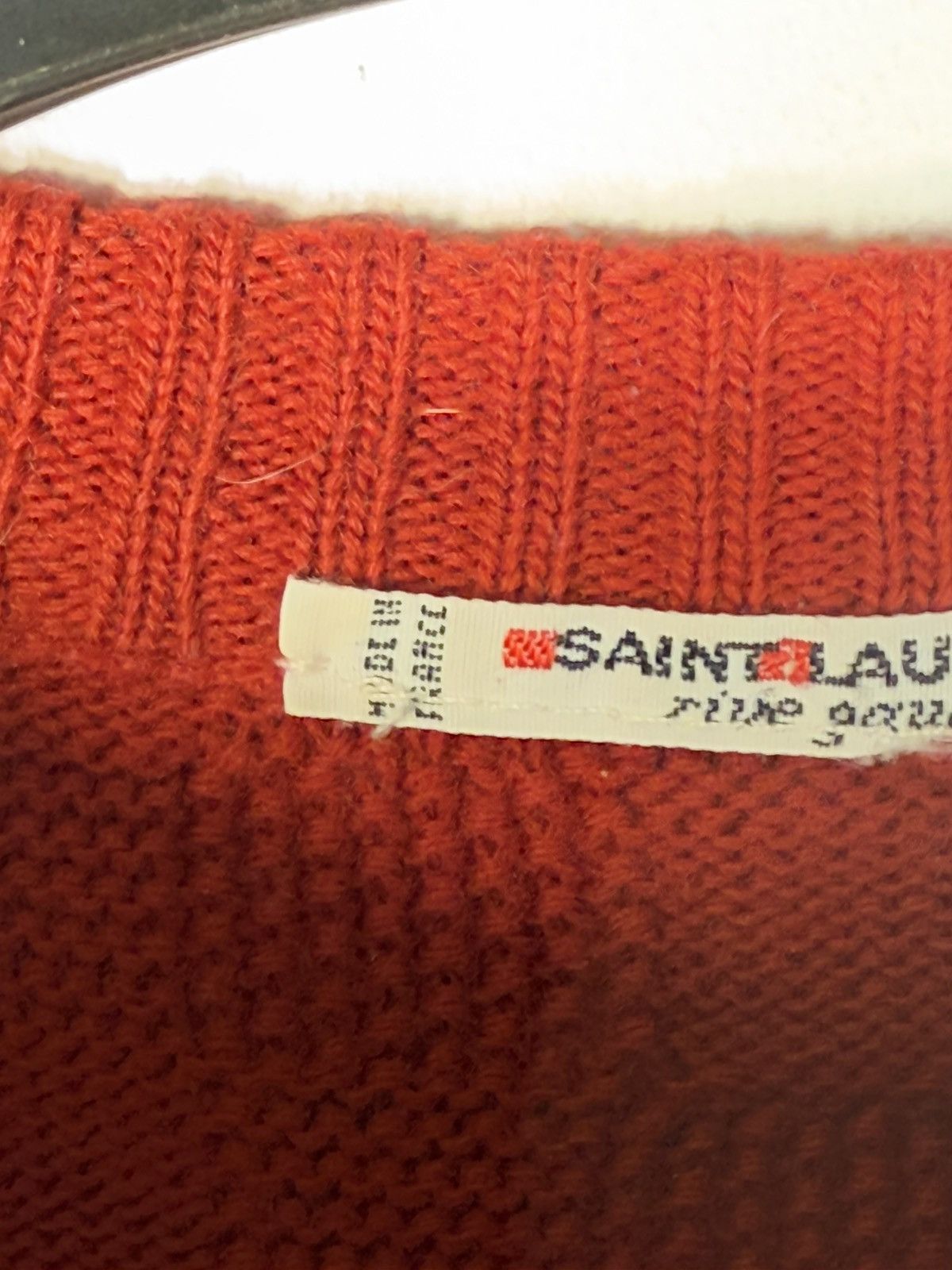 Saint Laurent Paris 1970’s YSL Sweater Knit Red Saint Laurent Paris Size US S / EU 44-46 / 1 - 4 Thumbnail