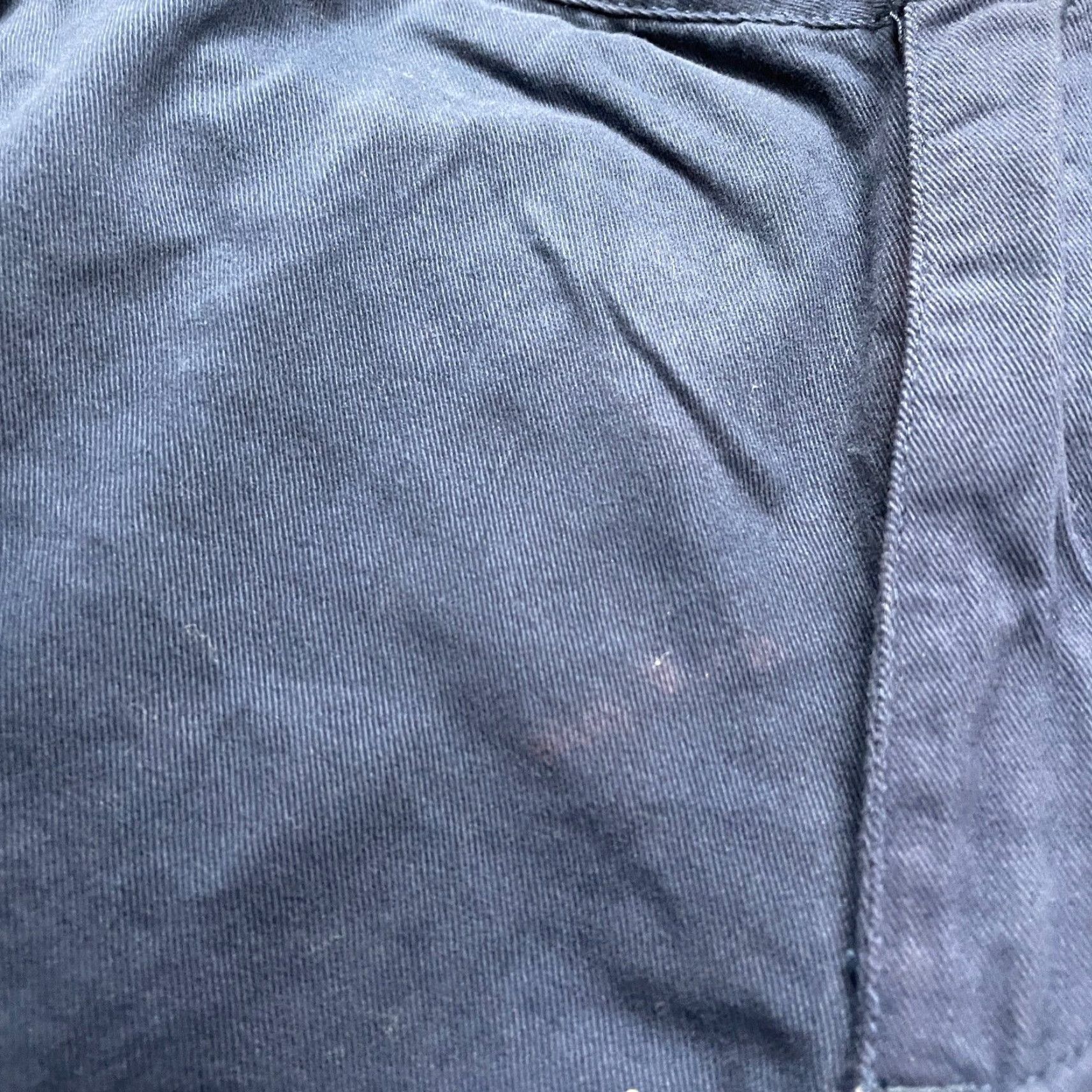 Vintage VINTAGE? Wait—No. Woman Within Chino Pants Women Plus Size 18W Navy Blue Straight Leg Cotton 38x28 Size 40" / US 18 - 7 Thumbnail