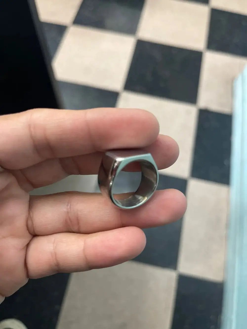 Jewelry Glossy Ring Flat ( size 7 to 11 ) Size ONE SIZE - 3 Thumbnail