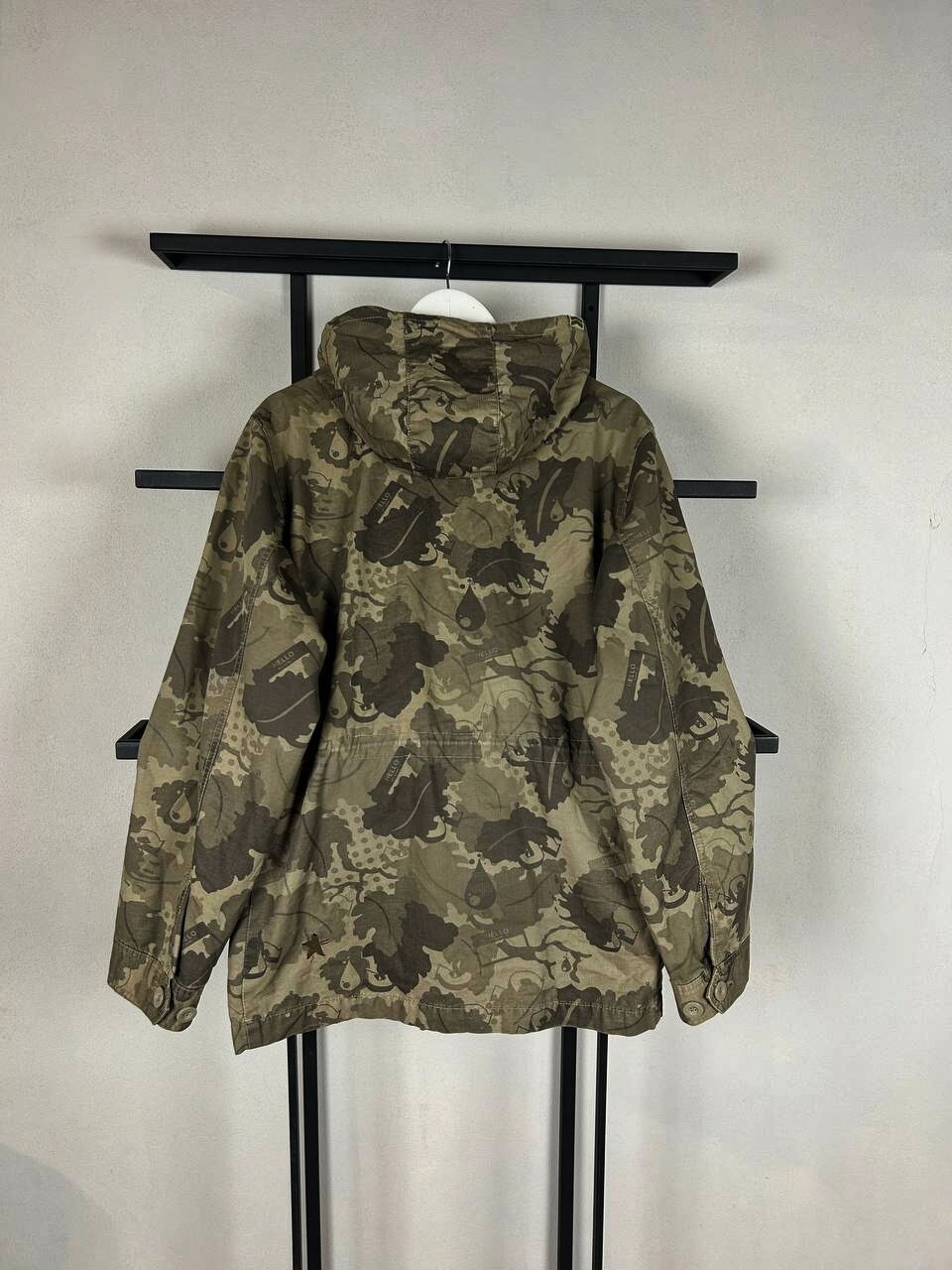 Vintage Camo Military Hooded Jacket Multi Pocket Army Tactical Y2K Size US M / EU 48-50 / 2 - 6 Thumbnail