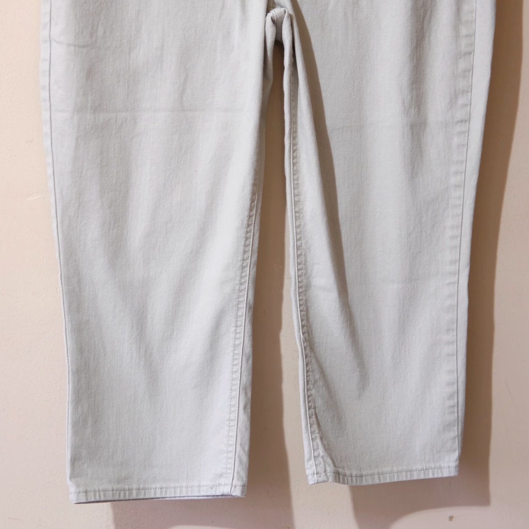 Vintage Riders by Lee Mid-Rise Capri Jeans Denim Beige Stretch Women's 12M #H14-7 (Regular) Jeans Capris Women Beige Stretch Size 34" / US 12 / IT 48 - 3 Thumbnail