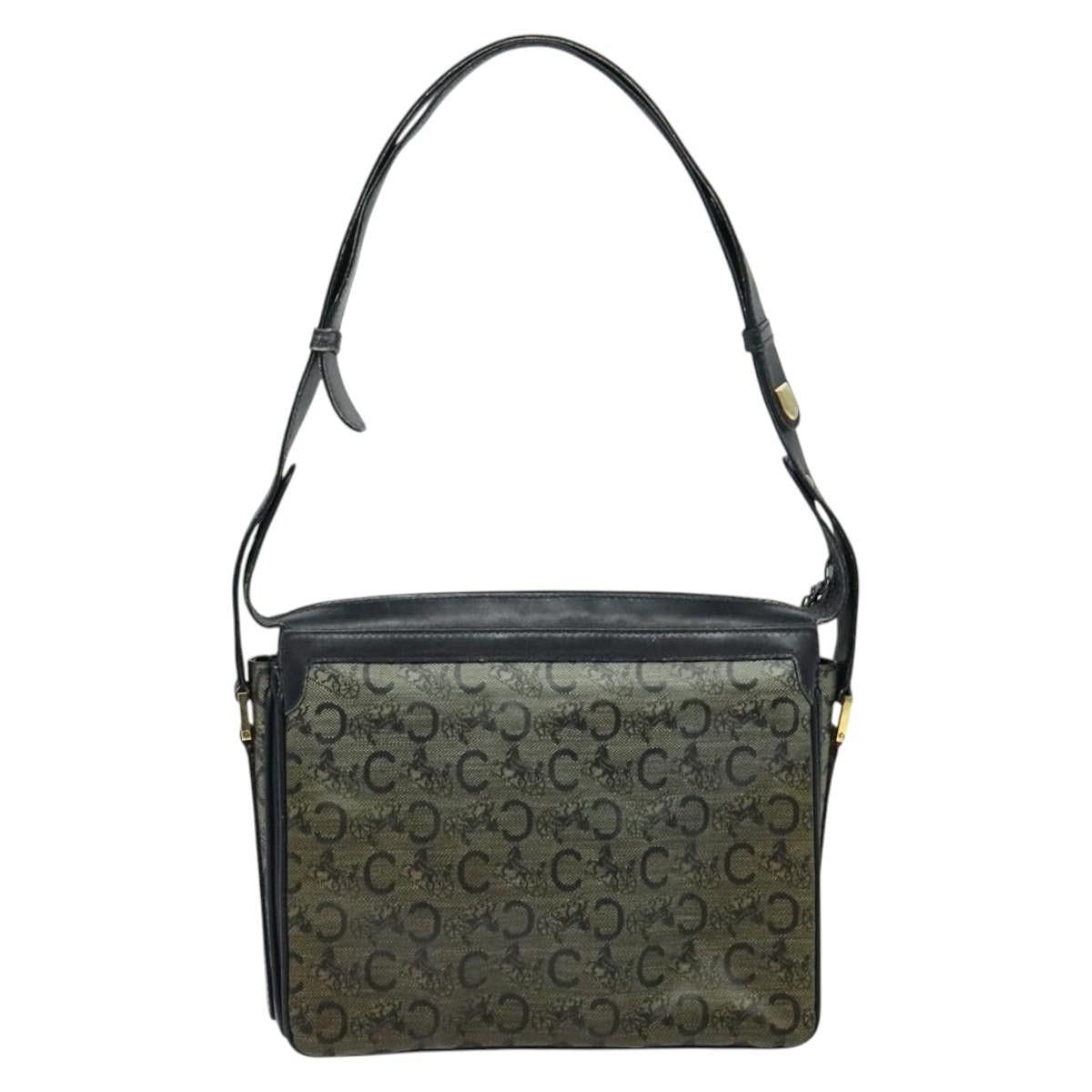 Celine CELINE C Sulky Shoulder Bag Pvc Navy Gold Size ONE SIZE - 3 Thumbnail