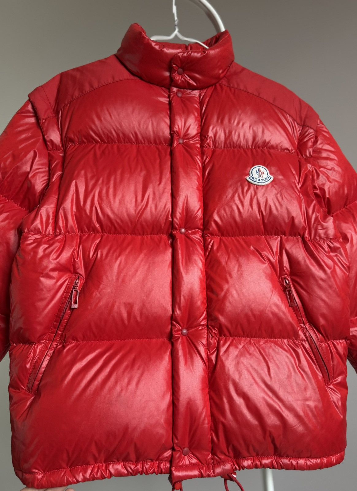 Moncler Rare Moncler Grenoble Red Down Vest Puffer Jacket Size L / US 10 / IT 46 - 13 Thumbnail