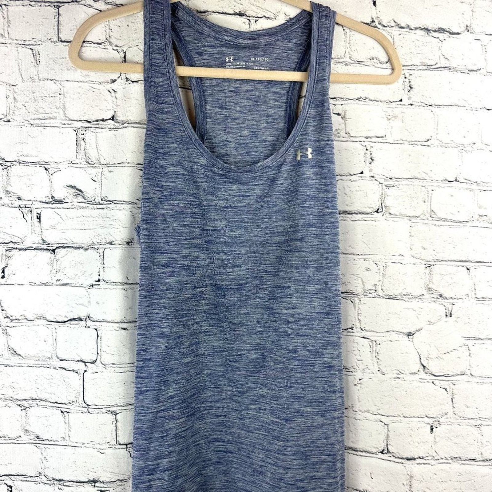 Under Armour Under Armour Loose Fit Racerback Tank Midnight Silver XL Size XL / US 12-14 / IT 48-50 - 8 Thumbnail