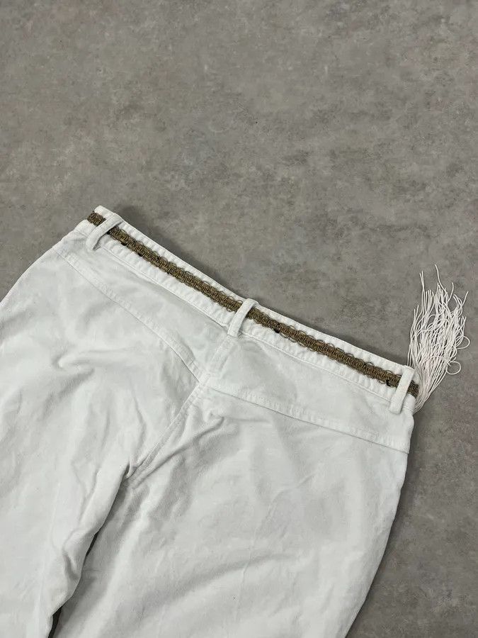 Roberto Cavalli 2000s Roberto Cavalli White Fur Effect Cozy Pants Size US 30 / EU 46 - 8 Thumbnail
