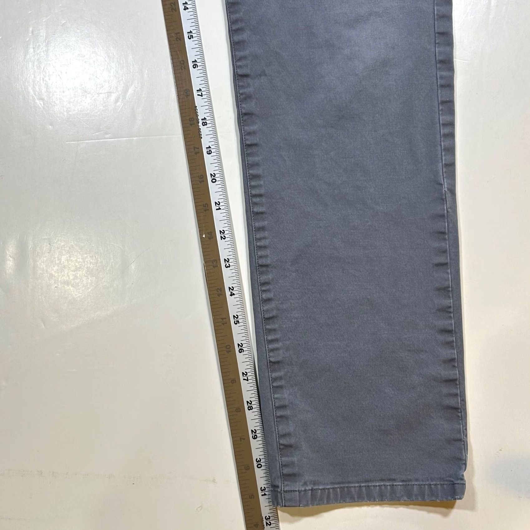 Bonobos Bonobos Gray Slim Tailored Chinos Pants Casual Everyday Mens 33X34 Size US 33 - 6 Thumbnail