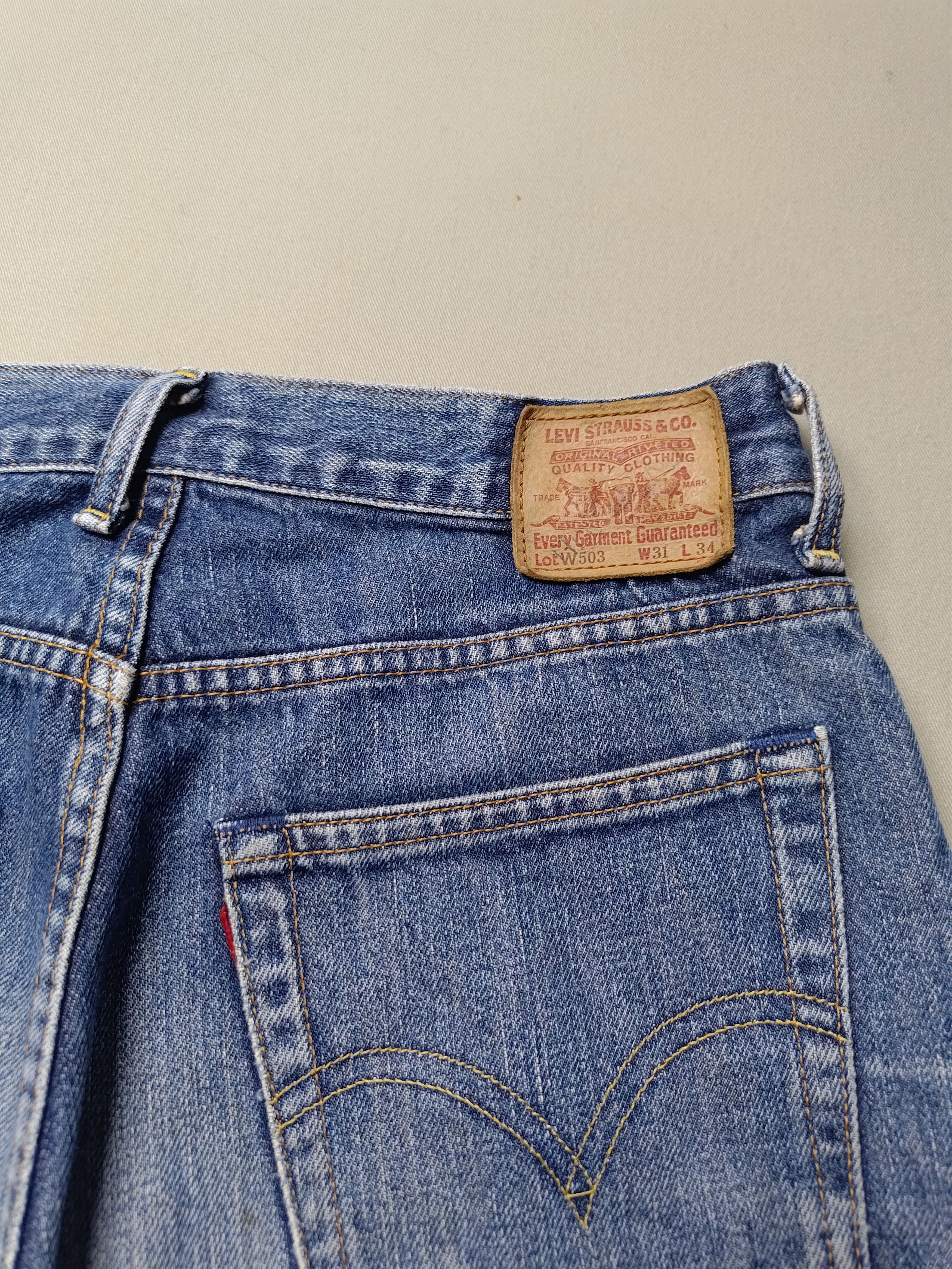 Levi's Vintage Levi's W503 Redline Japan Size US 30 / EU 46 - 9 Thumbnail