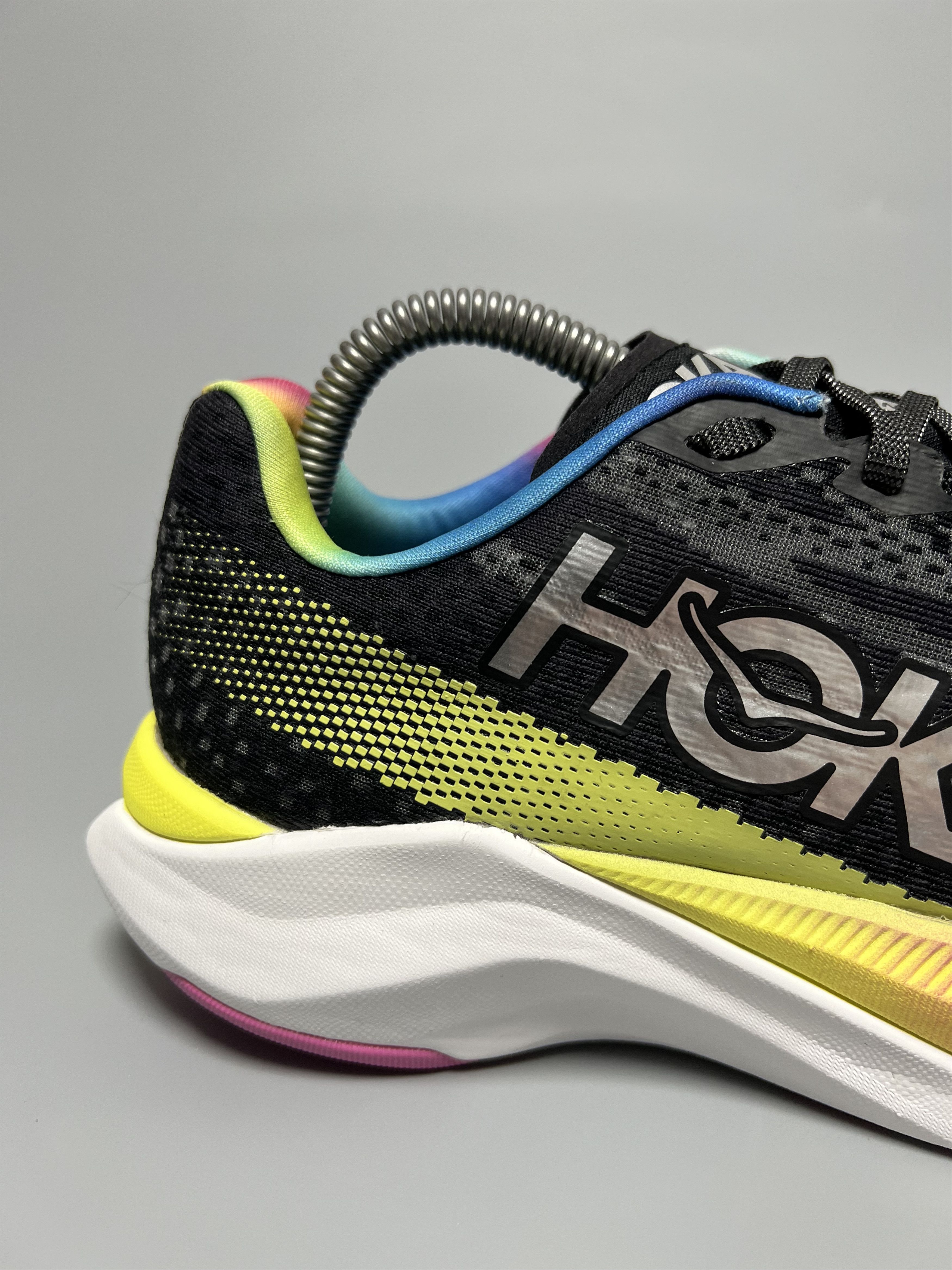 Hoka 7B Hoka One One Mach X "Black Rainbow" Women's Running Shoes Size US 7 / IT 37 - 12 Thumbnail