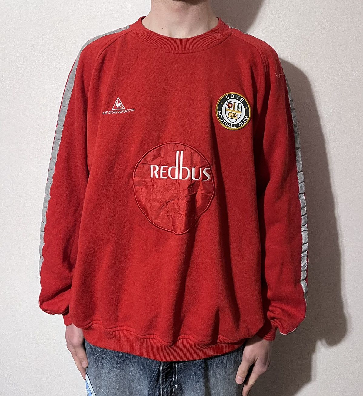 Le Coq Sportif le coq sportif red bus sweatshirt 2002 Size US XL / EU 56 / 4 - 1 Thumbnail