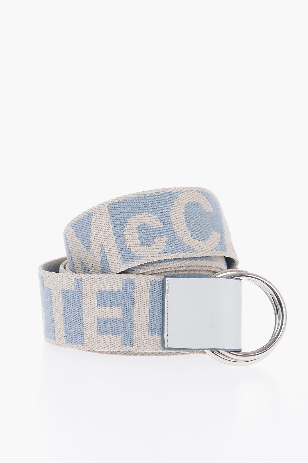 Stella McCartney og1mm0824 Size: L / All-Over Logo Fabric Belt in Light Blue Size ONE SIZE - 1 Thumbnail