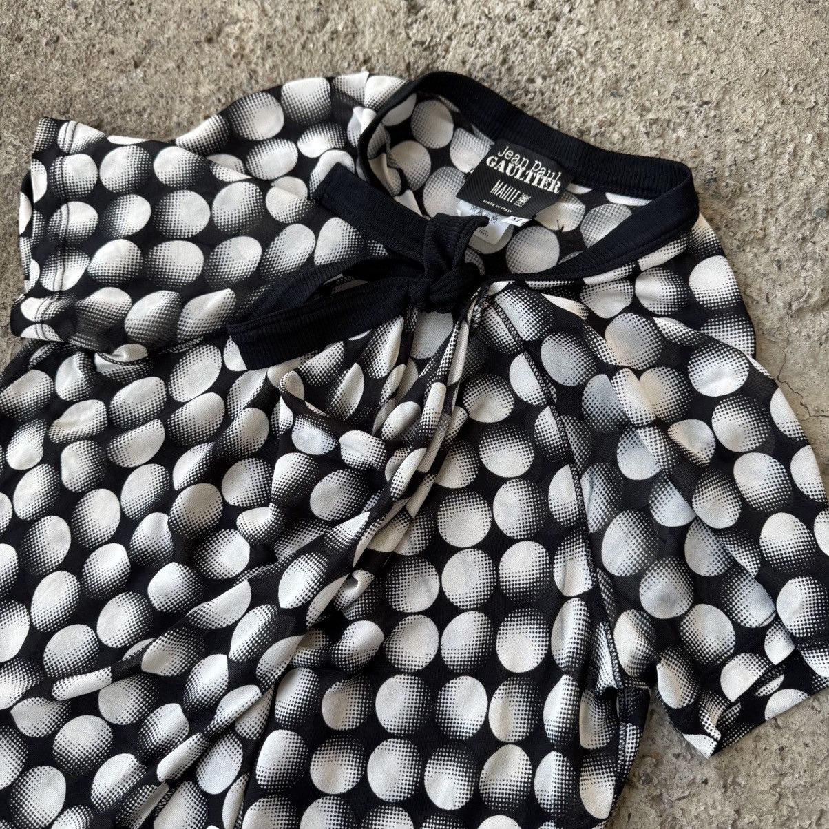 Jean Paul Gaultier Vintage Jean Paul Gaultier polka dot mesh top Size M / US 6-8 / IT 42-44 - 2 Thumbnail