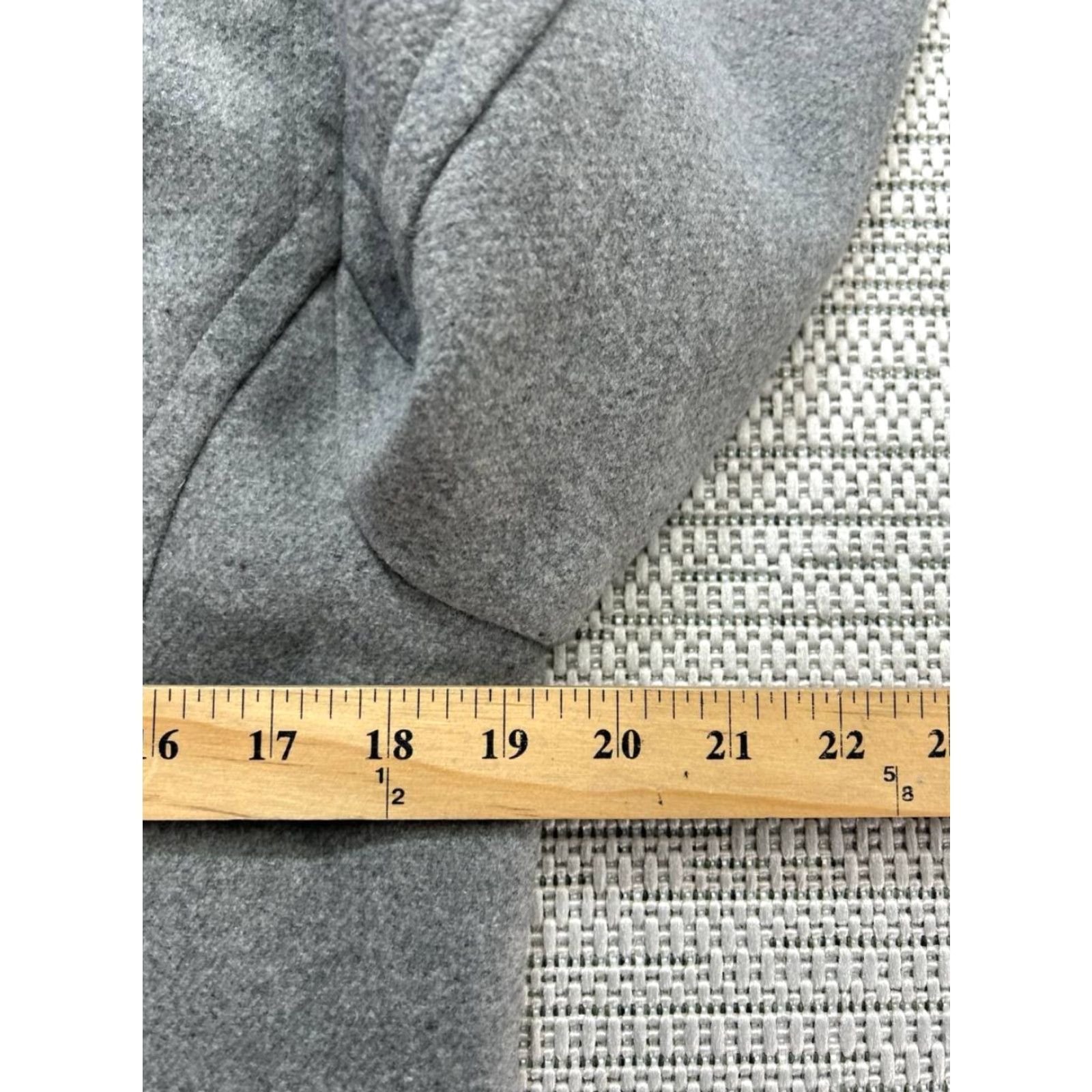 Ann Taylor VINTAGE Loft Jacket Womens Small Gray Fleece Peacoat New Size S / US 4 / IT 40 - 7 Thumbnail