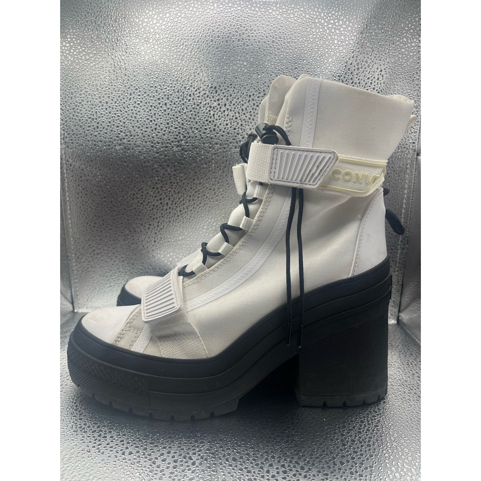 Converse Converse Chuck Taylor All Star GR82 White Platform Boot USED Size US 7.5 / IT 37.5 - 2 Thumbnail