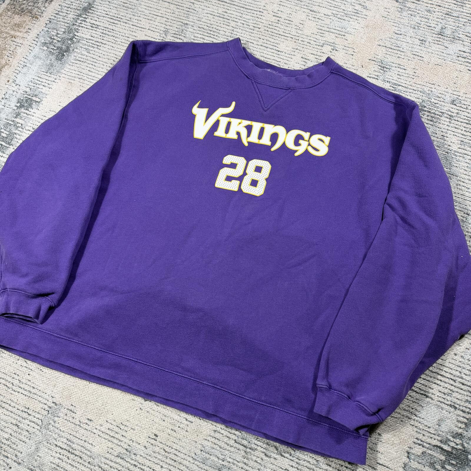 Other Minnesota Vikings Vintage Pullover Crewneck Sweatshirt 90s Size ONE SIZE - 2 Thumbnail
