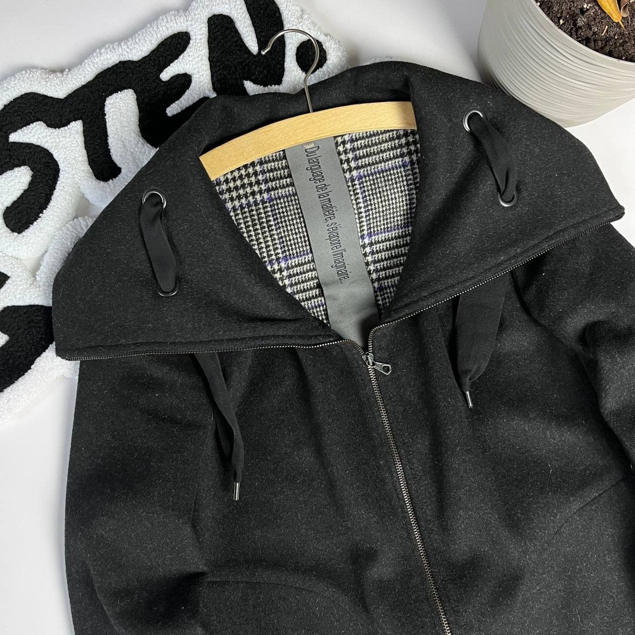Cop Copine × Designer Womens Cop Copine Paris Designer Wool Coat Lampo Size 38 Size XS / US 0-2 / IT 36-38 - 5 Thumbnail