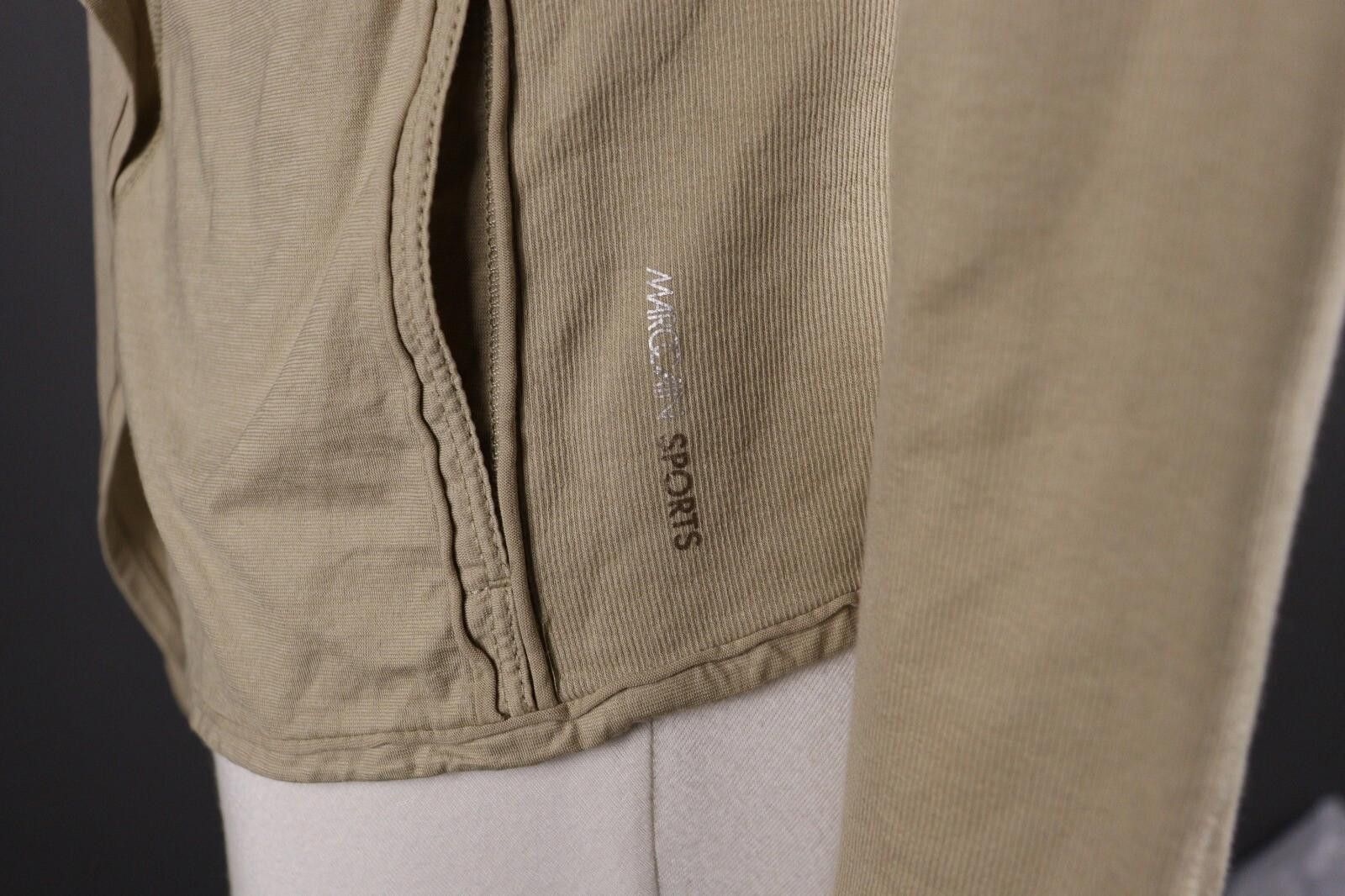 Designer Marc Cain Sport Beige Hooded Shawl Drape Sweater Size M Size M / US 6-8 / IT 42-44 - 5 Thumbnail