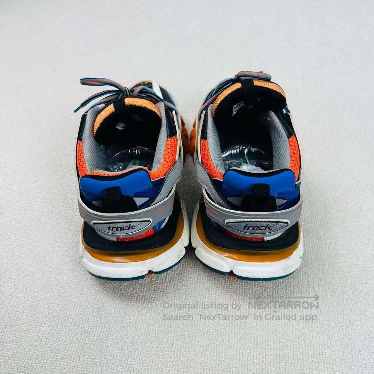 Balenciaga Balenciaga Track Dad Sneakers White Orange. Size US 8 / EU 41 - 4 Thumbnail