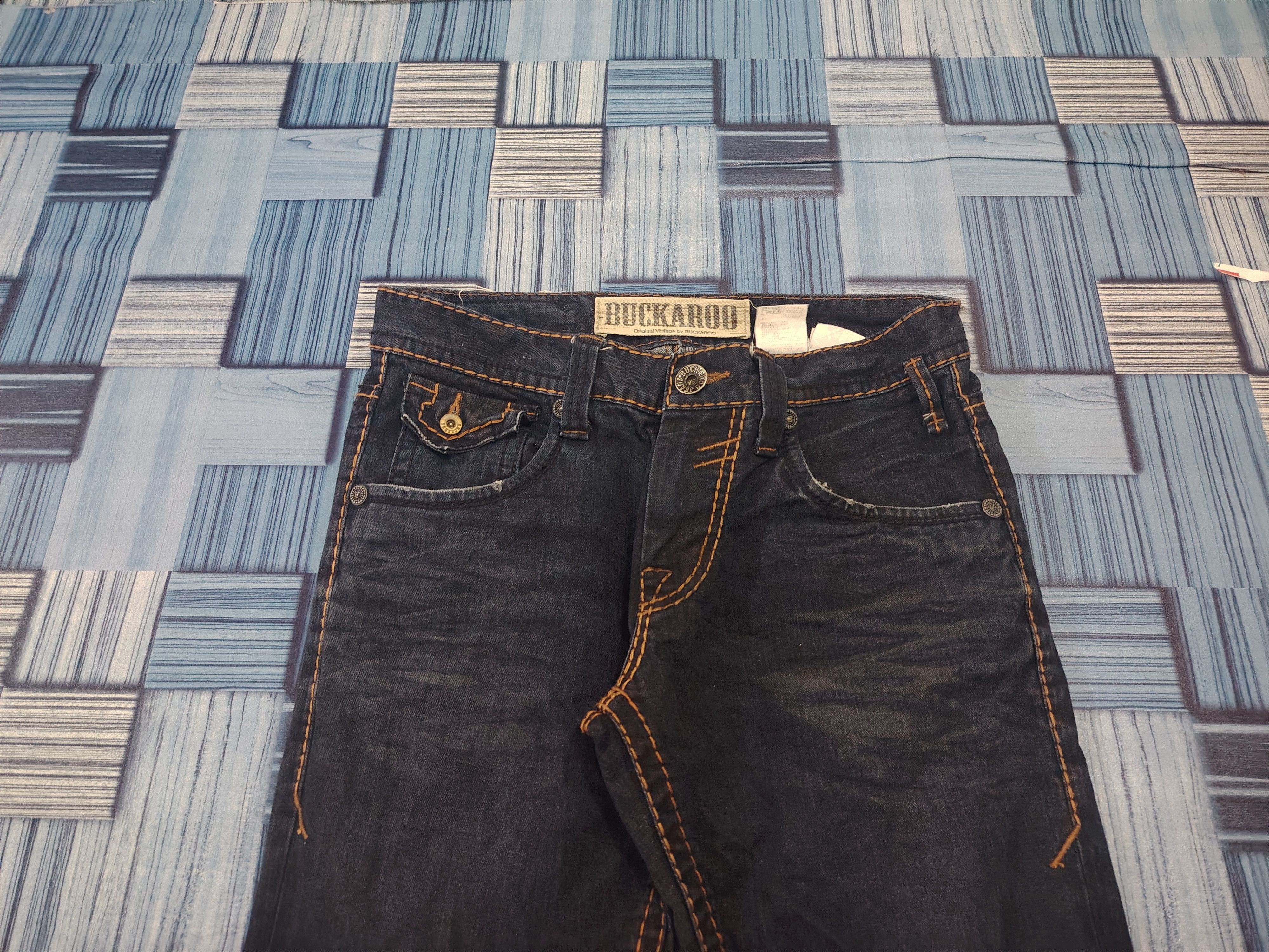 BUCKAROO Japanese Buckaroo Jeans Brown Stitch Size US 32 / EU 48 - 5 Thumbnail
