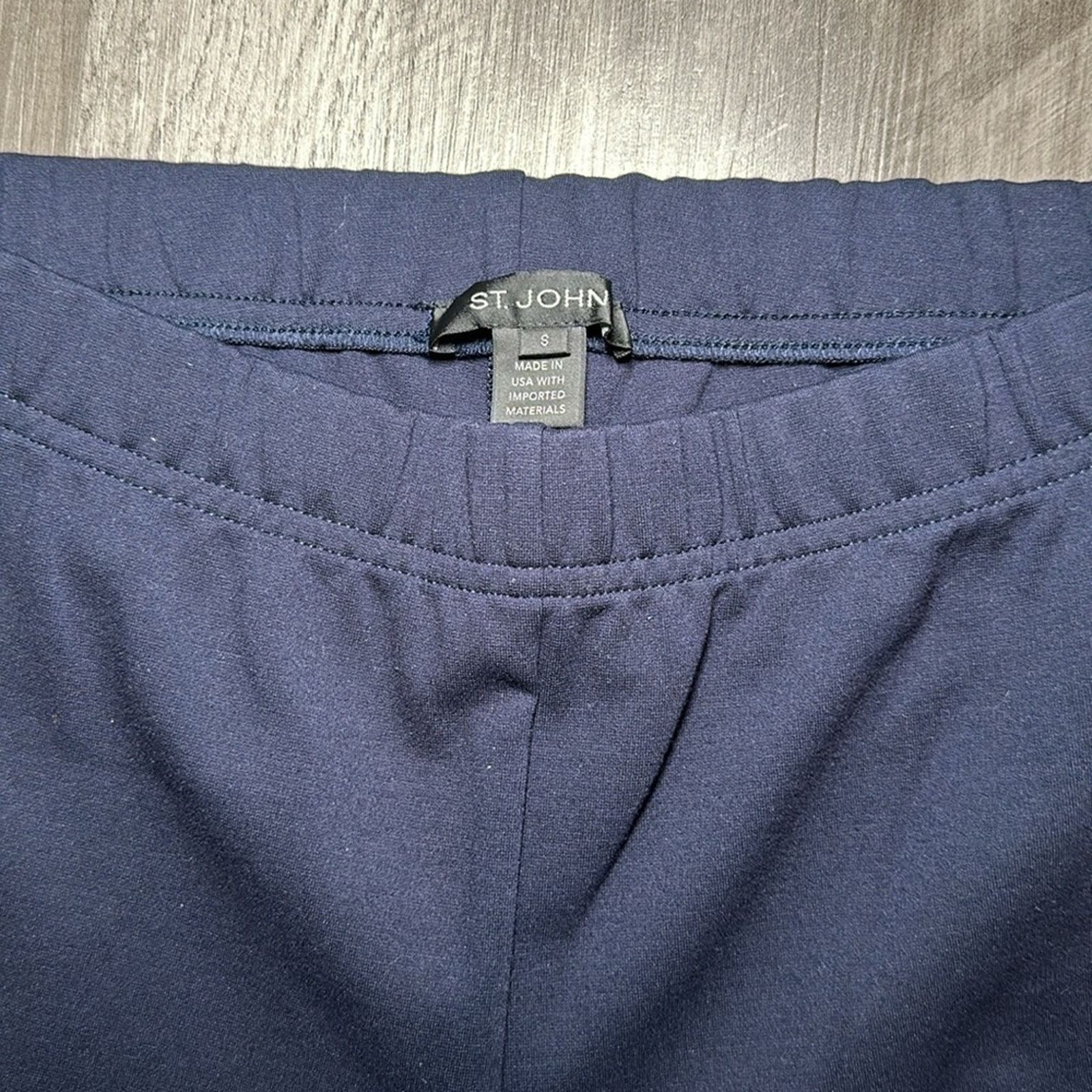St. John St. John Viscose Nylon Stretch Knit Pants - Small Size 27" / US 4 / IT 40 - 5 Thumbnail