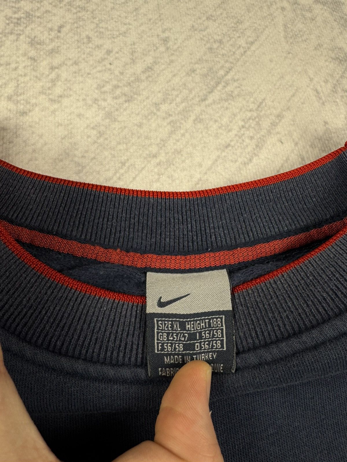 Nike × Vintage NIKE VINTAGE CENTER LOGO OVERSIZE BOXY SWEATSHIRT Size US XL / EU 56 / 4 - 7 Thumbnail