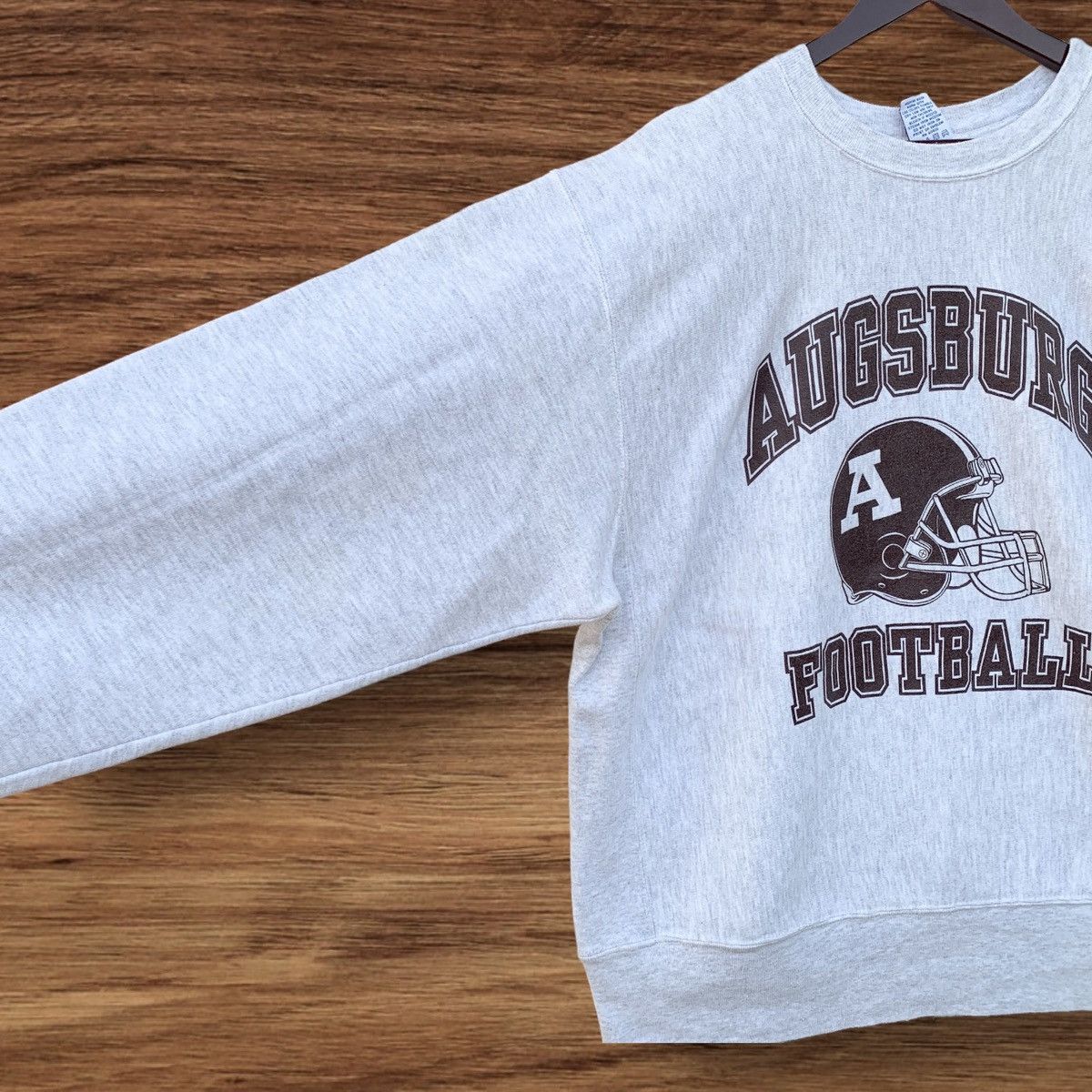 Vintage Vintage 90s Augsburg University Football Crewneck Size US L / EU 52-54 / 3 - 3 Thumbnail
