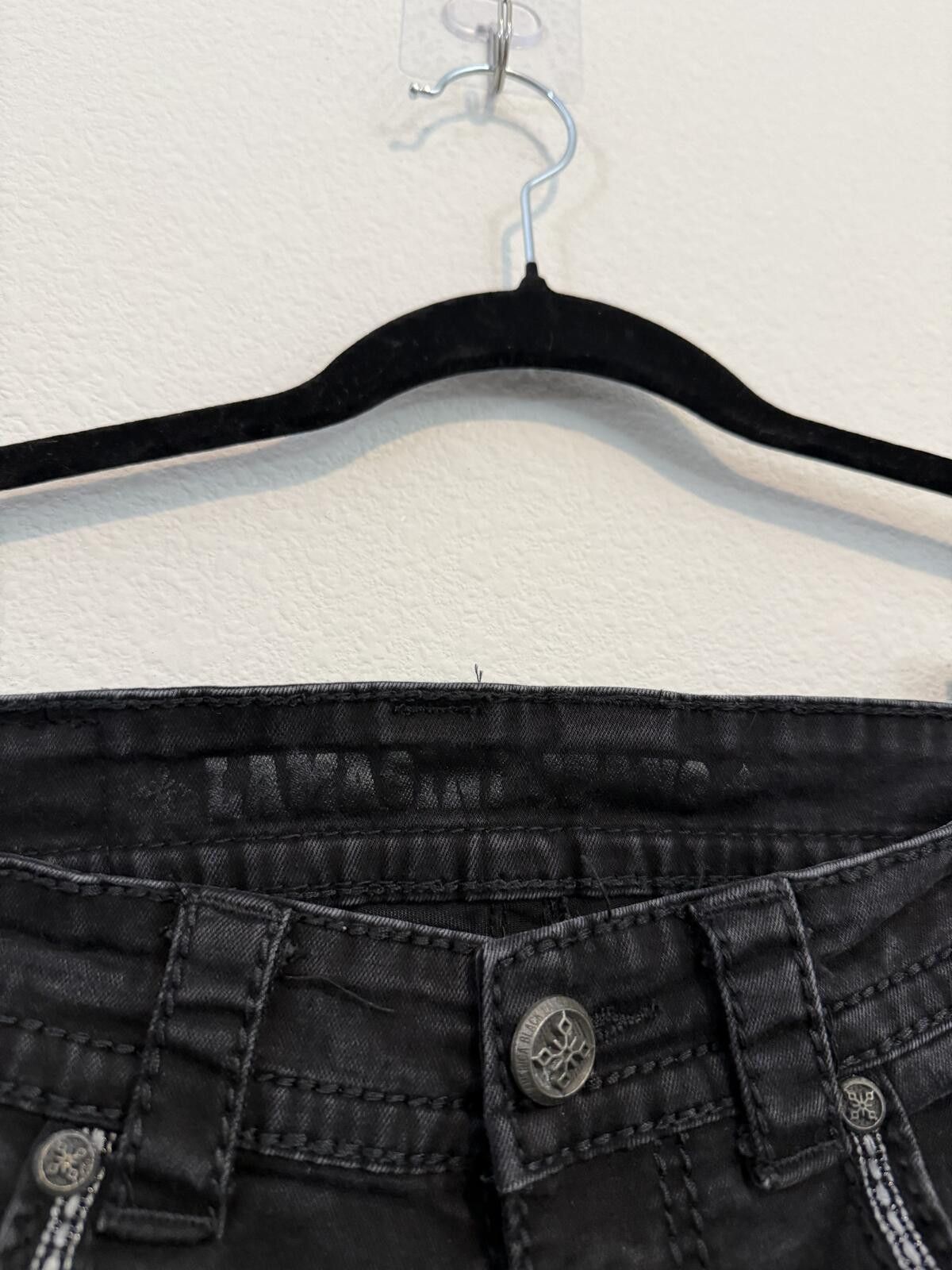 Other Lamasini Black Jeans Size 31/30 Size US 31 - 8 Thumbnail