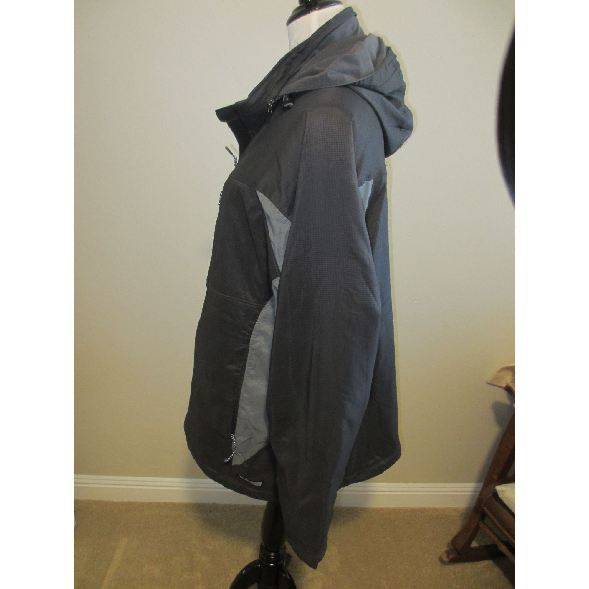 Rei Mens REI XL Gray Insulated Hooded Jacket With Zip Pockets & Size US XL / EU 56 / 4 - 2 Thumbnail