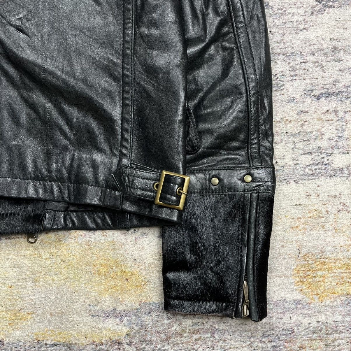 Tornado Mart Rare Tornado mart double rider pony hair leather jacket Size US M / EU 48-50 / 2 - 8 Thumbnail