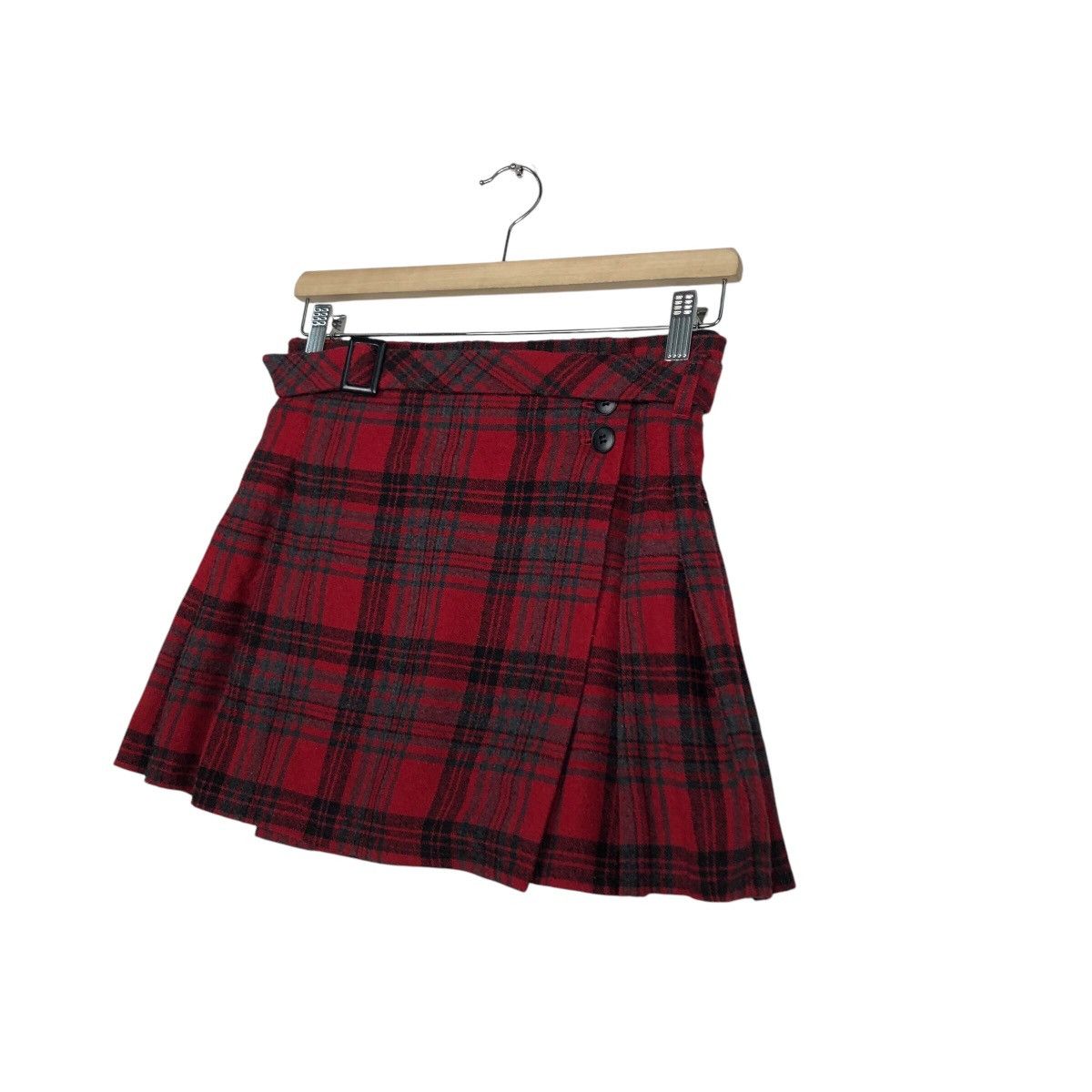 agnes b. 📌Short Skirt Agnes B. Enfant Check Tartan Design Punk Style Size 28" / US 6 / IT 42 - 3 Thumbnail