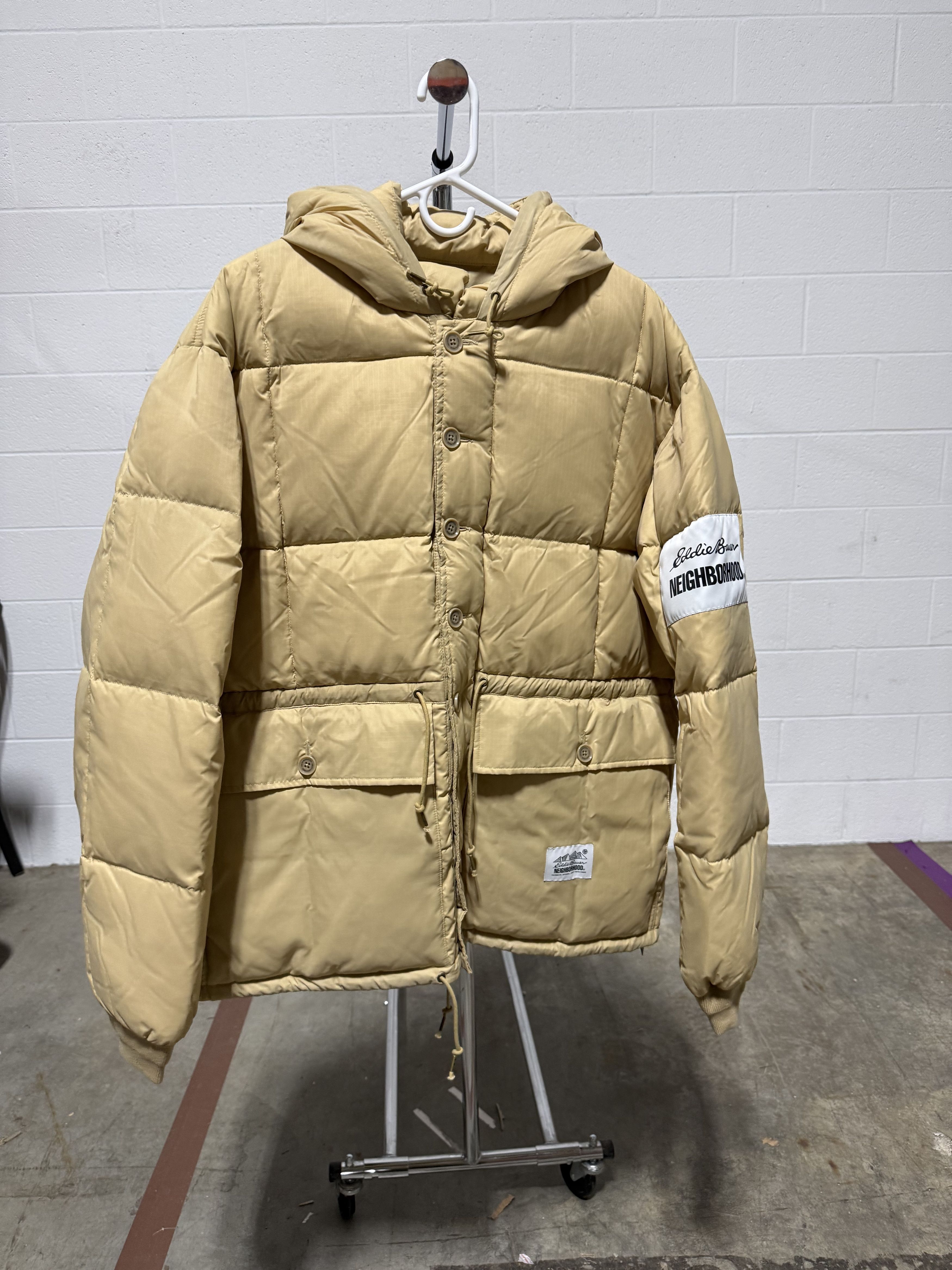 Neighborhood Neighborhood x Eddie Bauer Karekoram Down Jacket 'Beige' Size US XL / EU 56 / 4 - 1 Thumbnail