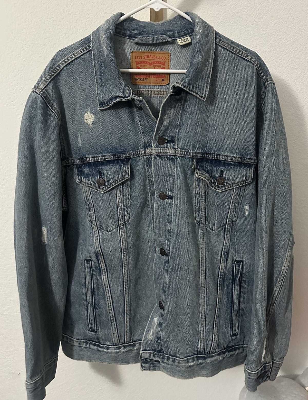 Levi's Vintage Clothing Levi Denim Jacket Size US XL / EU 56 / 4 - 2 Thumbnail