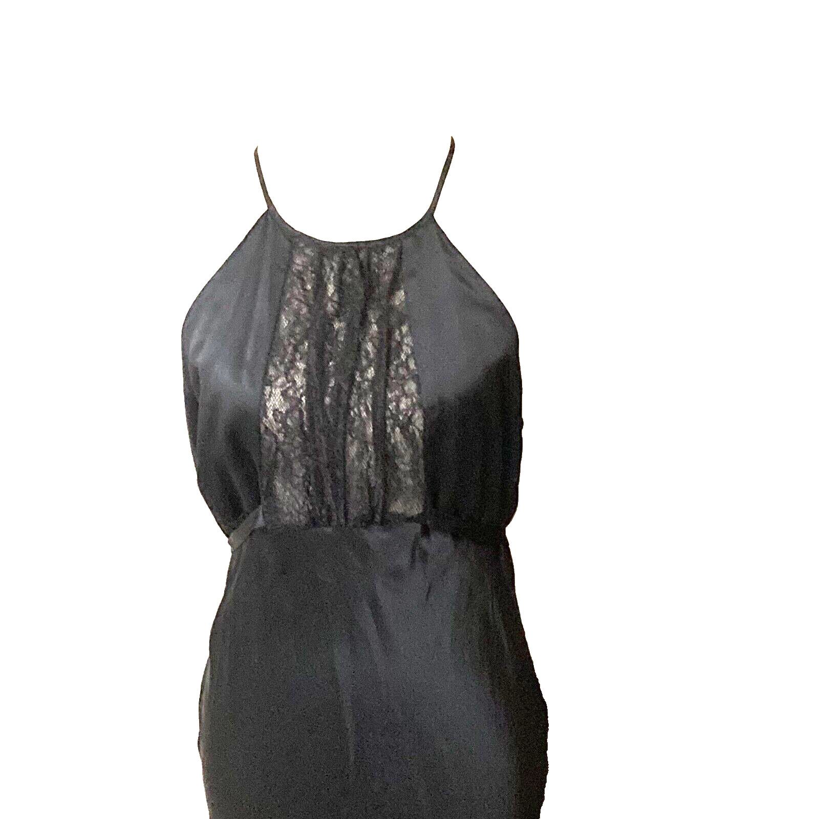 Designer × Vintage Vintage Y2k w/Tags Silk & Lace Dress, Dress by Gaia, Small Size S / US 4 / IT 40 - 9 Thumbnail