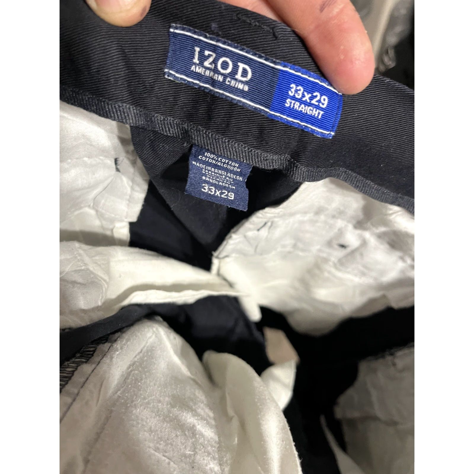Izod **IZOD Men's Straight Leg Navy Blue Golf Pants Size 33x25 Flat Front** User: **IZOD Men's Navy Blue Straight Leg Golf Pants Size 33x25 Flat Front** Size US 33 - 5 Thumbnail