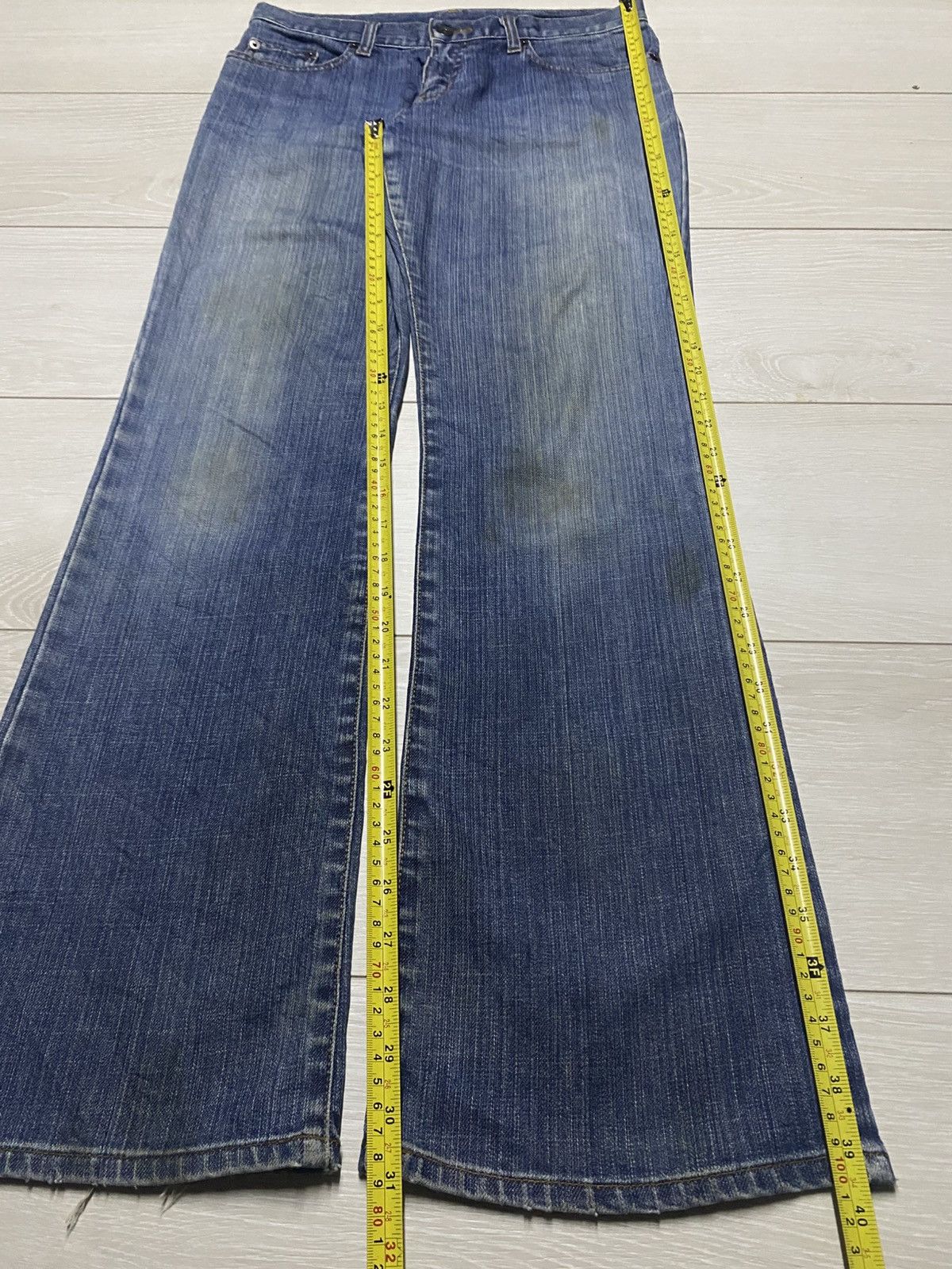 Uniqlo Vintage Uniqlo Grunge Flare Bootcut Woman Jeans Size US 30 / EU 46 - 15 Thumbnail
