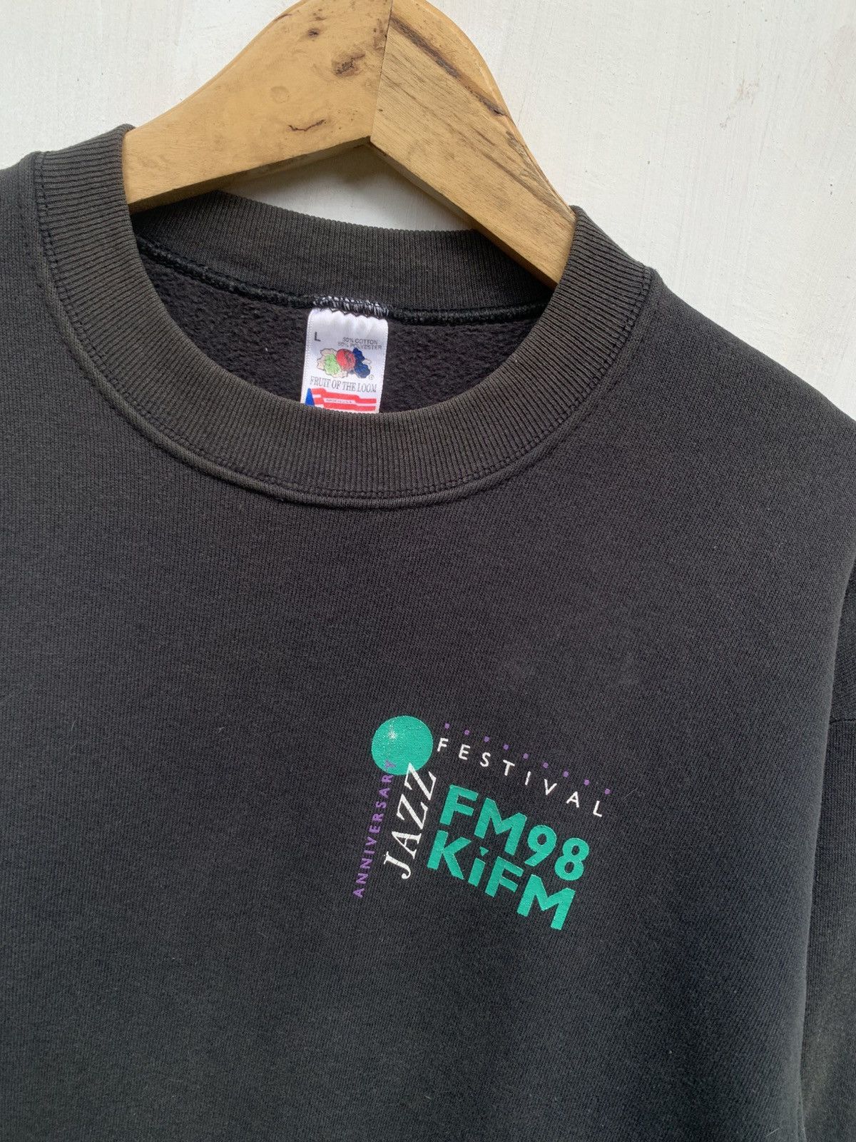 Jazz Cartier Vintage 90’s FM 98 KiFM JAZZ FESTIVAL ANNIVERSARY Size US L / EU 52-54 / 3 - 2 Thumbnail