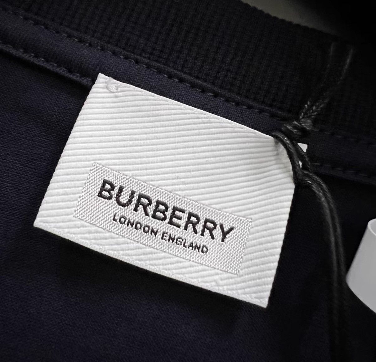 Burberry Burberry Dark Blue Printed Logo Short Sleeve T-shirt J41 Size US M / EU 48-50 / 2 - 4 Thumbnail