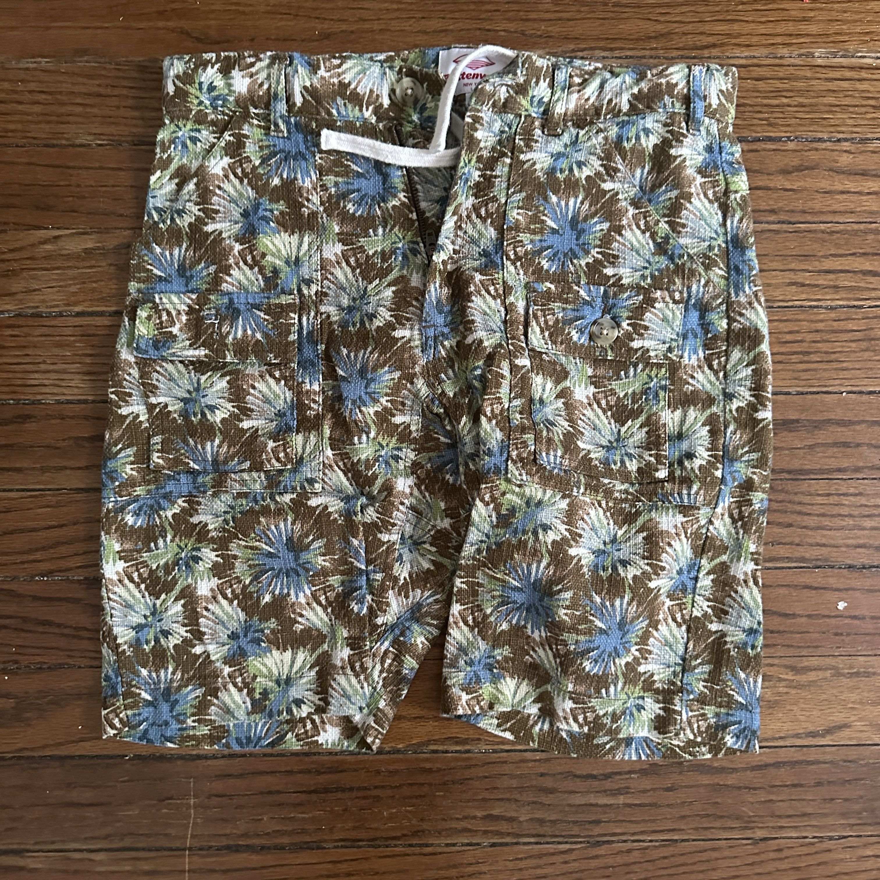 Battenwear cotton & linen aloha short
