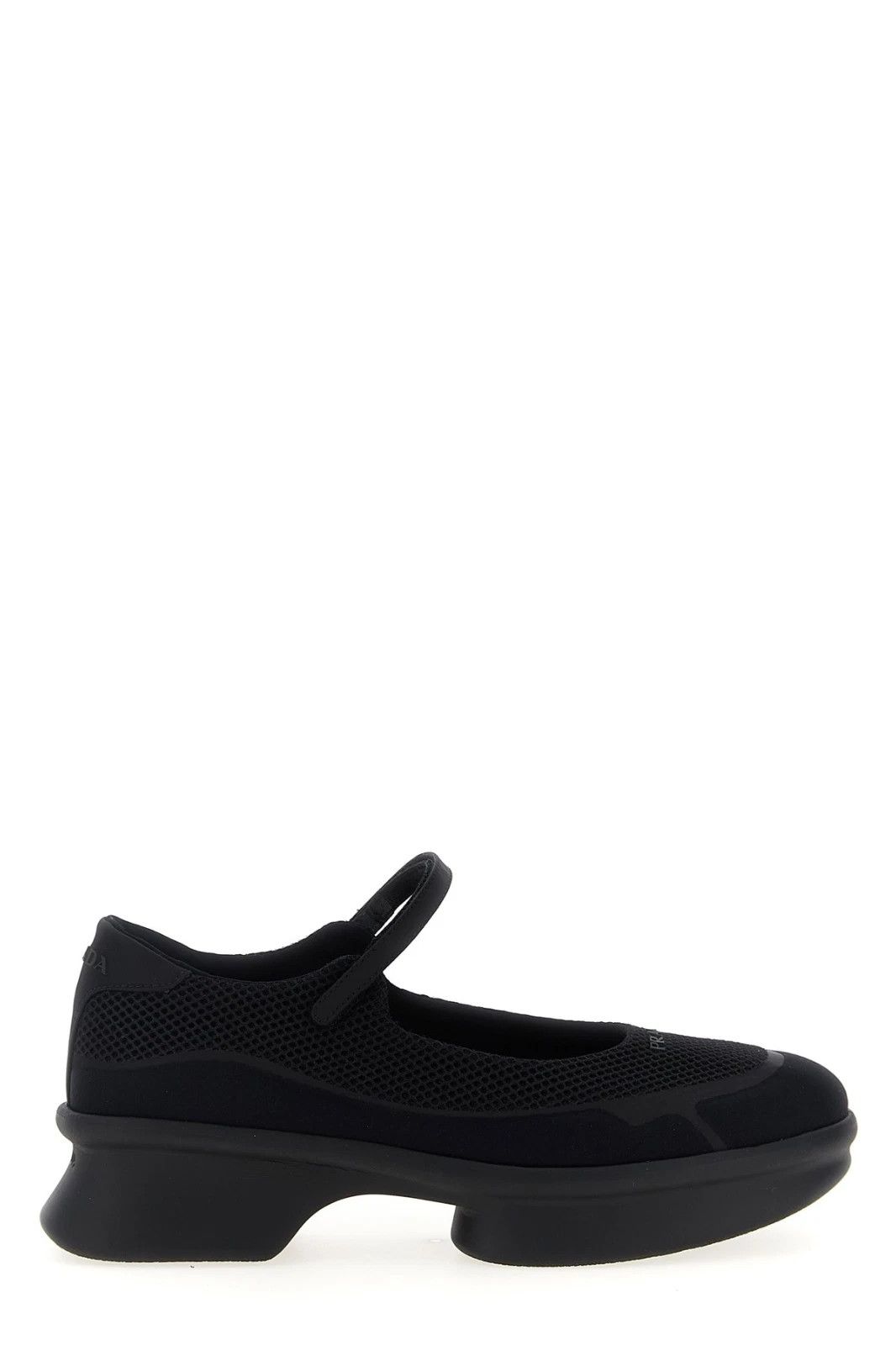 Prada PRADA Mesh Black Ballerina Flats New And Authentic Size US 7.5 / IT 37.5 - 1 Thumbnail