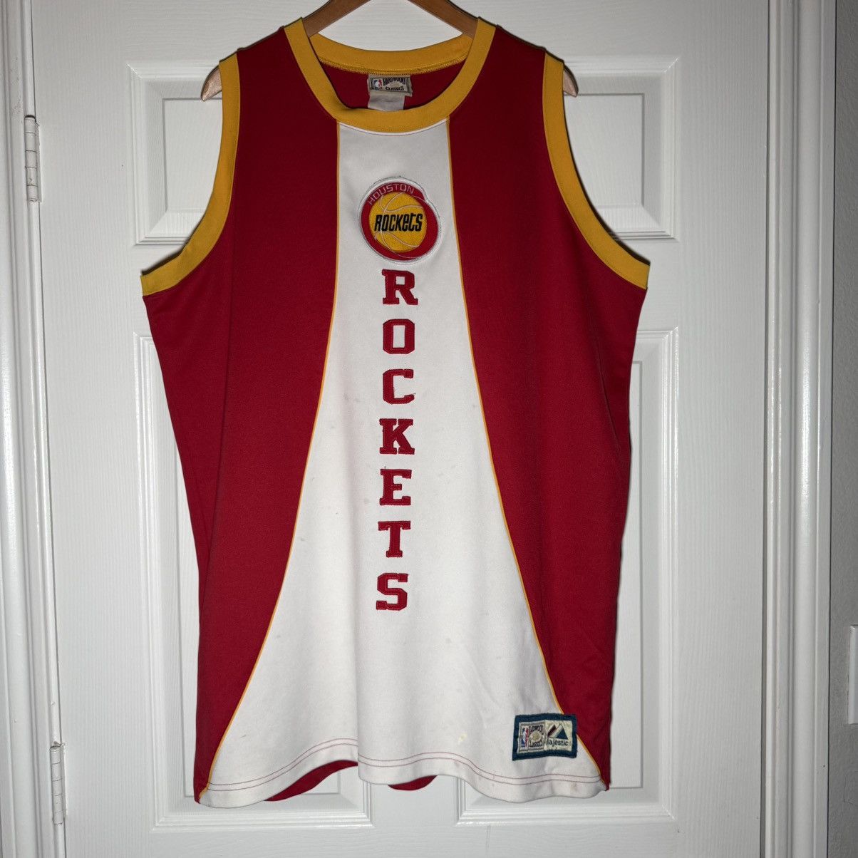 Vintage Vintage Houston Rockets Sz Xlarge Size US XL / EU 56 / 4 - 1 Thumbnail