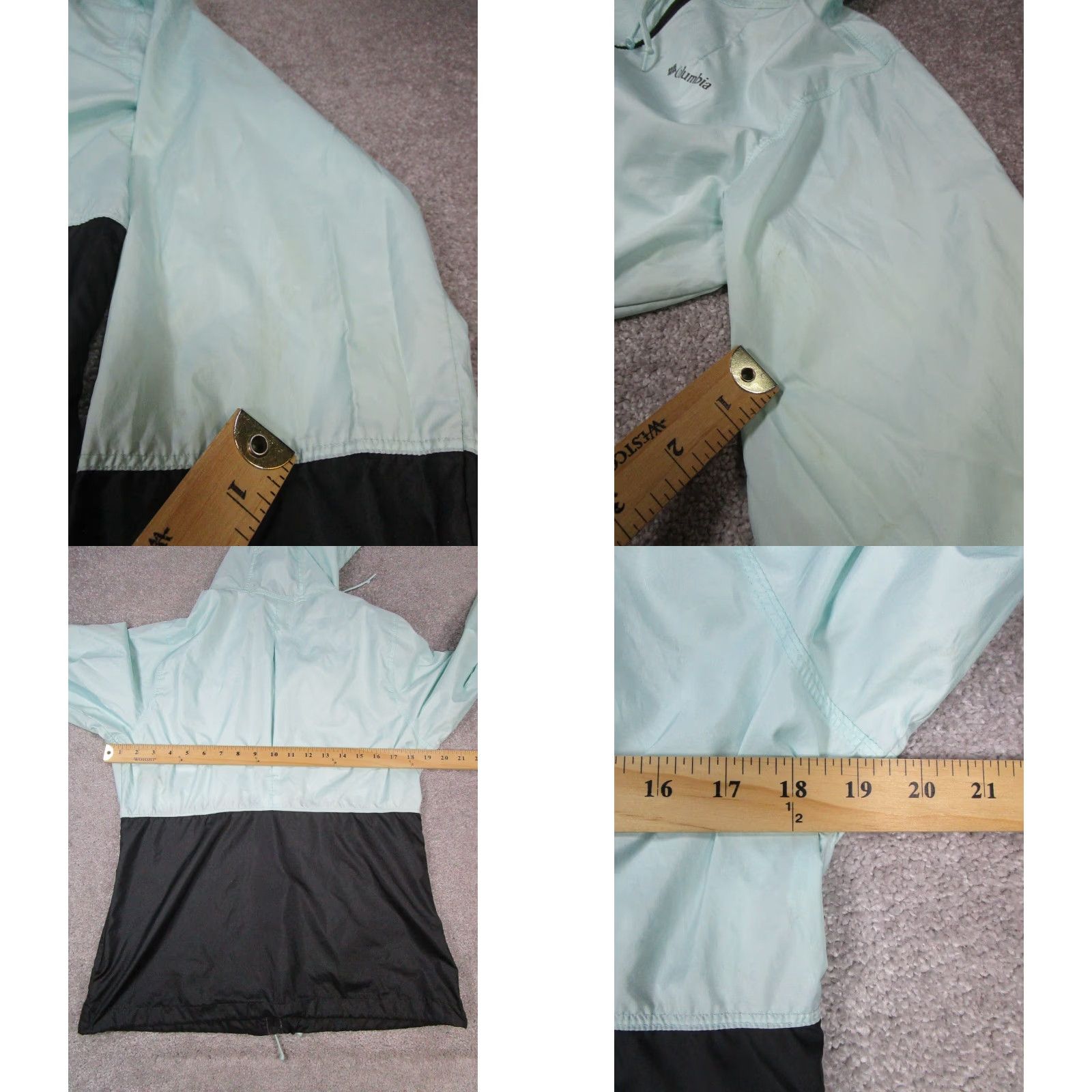 Vintage VINTAGE Columbia Flash Forward Jacket Womens Small Blue Black Windbreaker cap? Size S / US 4 / IT 40 - 8 Thumbnail