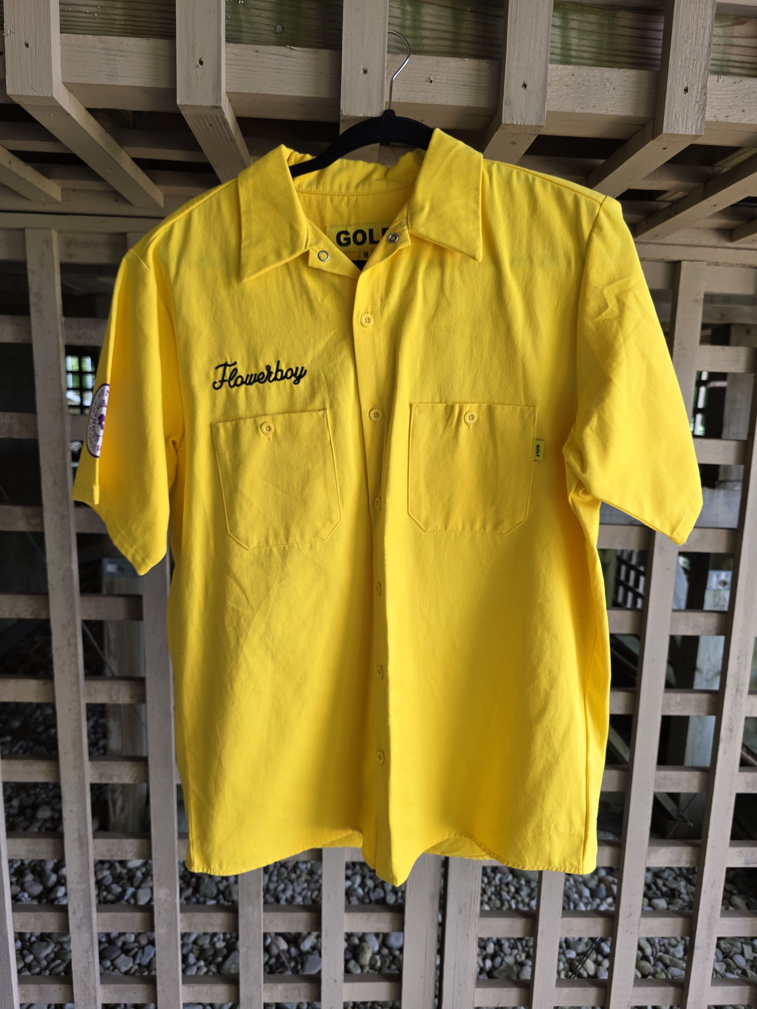 Golf Wang golf wang flower boy button up | Grailed