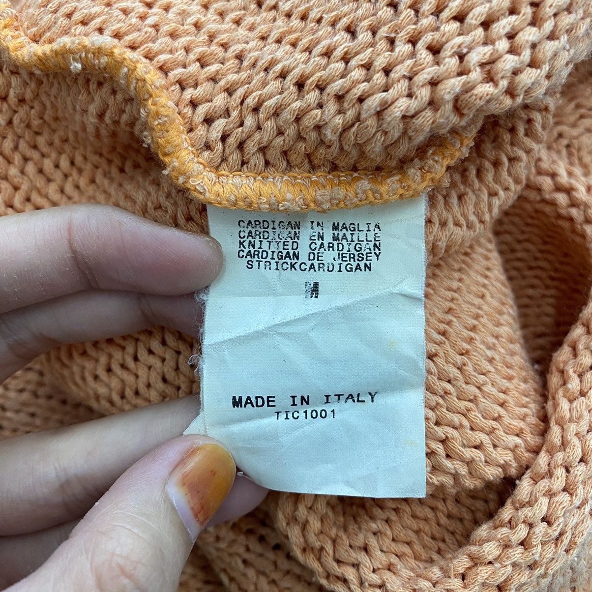 MAX&Co. MAX&CO Active Knitwear Full Zipper Orange Sweater Size S / US 4 / IT 40 - 5 Thumbnail