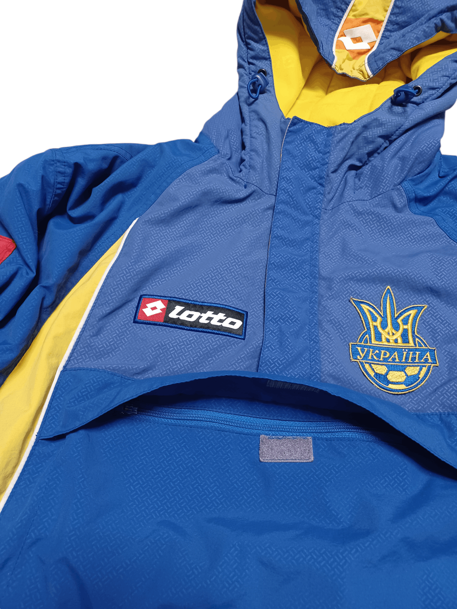Lotto Sport UKRAINE 2006 LOTTO ANORAK WINTER JACKER SOCCER FOOTBALL RARE Size US XL / EU 56 / 4 - 2 Thumbnail