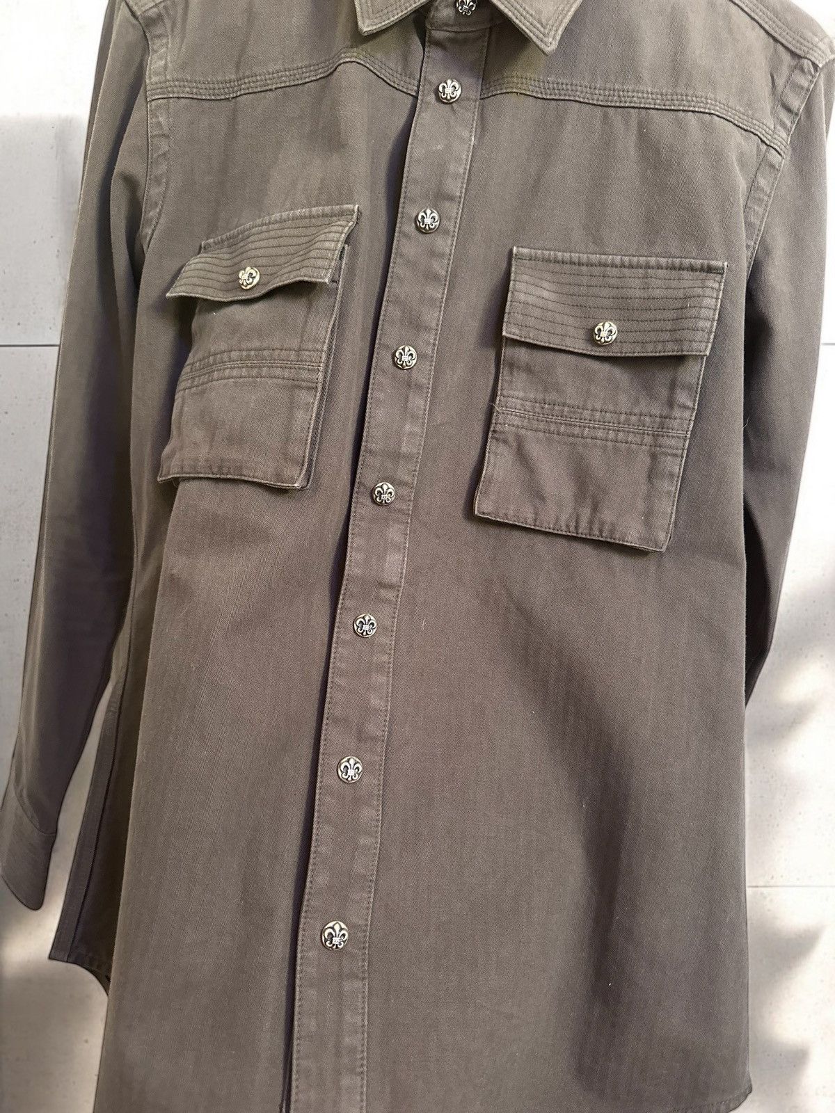 Chrome Hearts Chrome Hearts Fleur Patch Work Dog Jacket / Button Up Shirt Size US M / EU 48-50 / 2 - 7 Thumbnail
