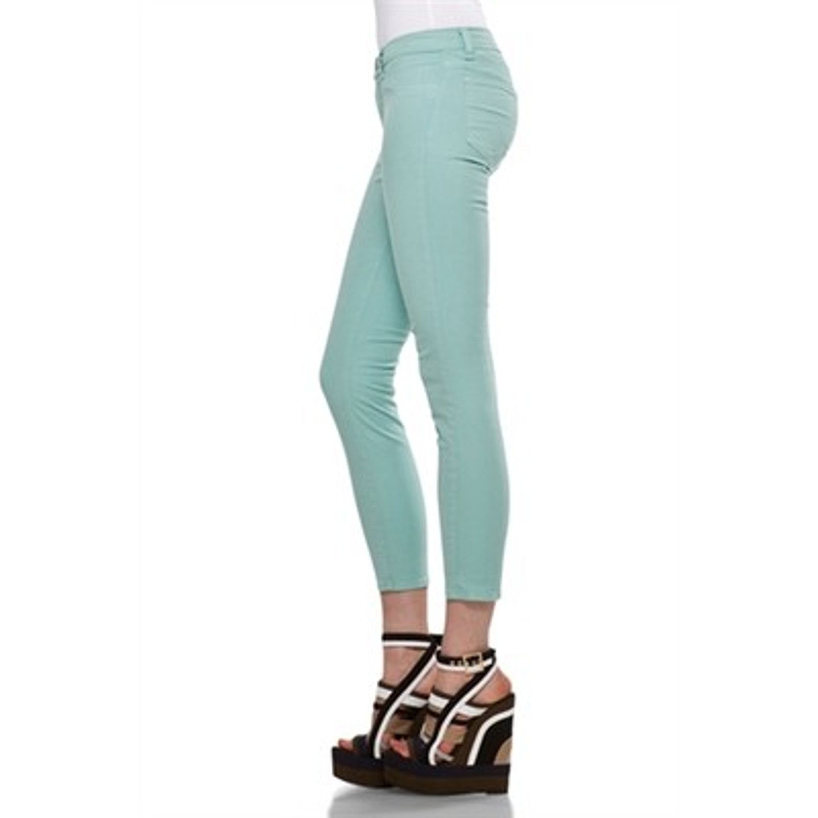 J Brand J BRAND MID RISE 11" SKINNY JUNIPER CROPPED CAPRI JEANS 25 Size 25" / US 0 / IT 36 - 4 Thumbnail