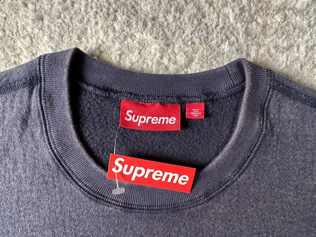 Supreme SUPREME WASHED BOX LOGO CREWNECK SS25 Size US L / EU 52-54 / 3 - 2 Thumbnail